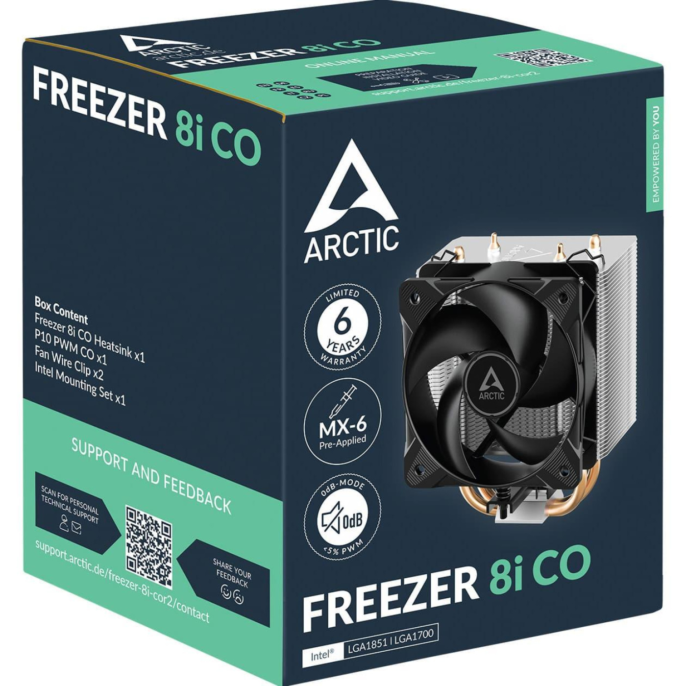 Кулер для процесора Arctic Freezer 8i CO Black (ACFRE00191A)