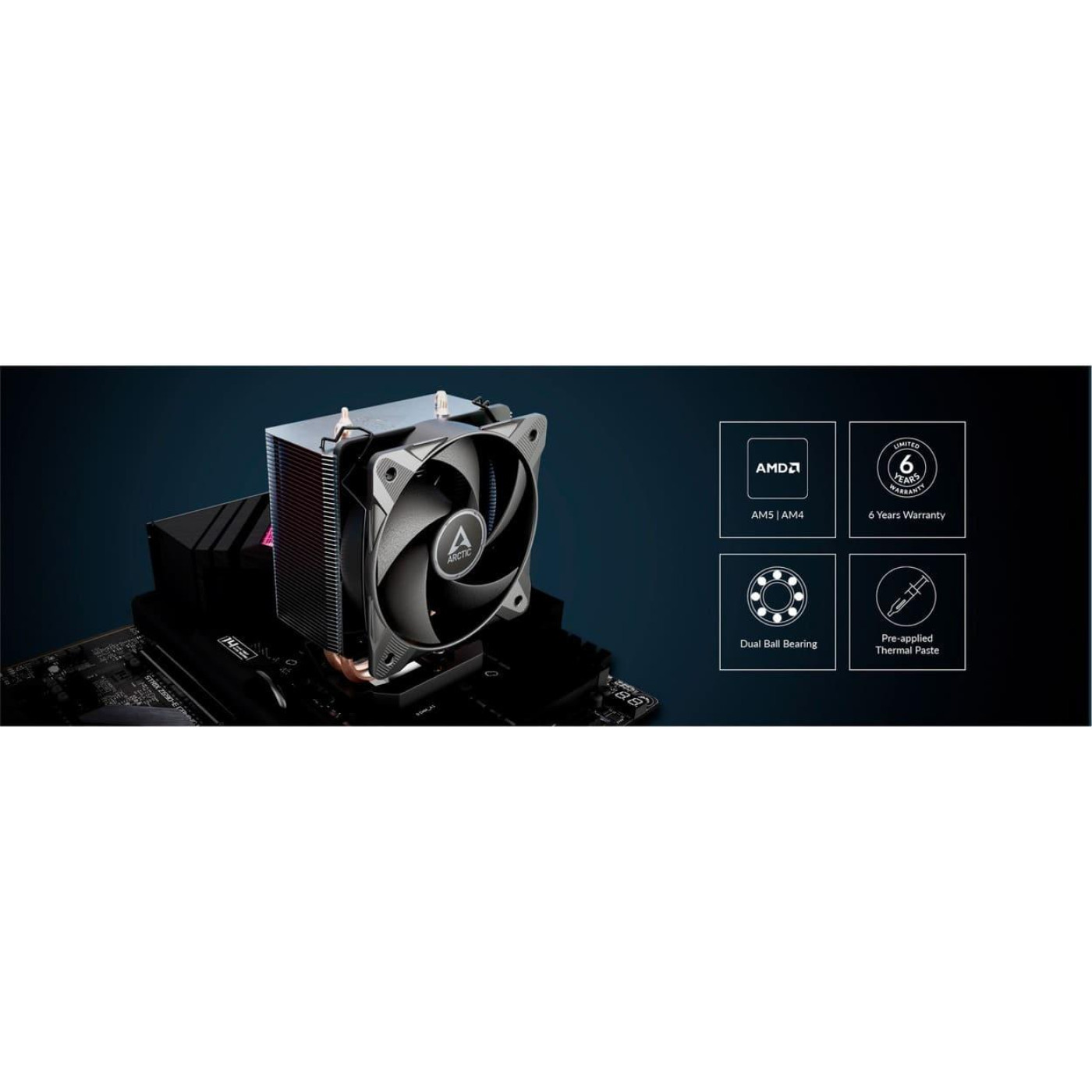 Кулер для процесора Arctic Freezer 8A CO SAM5/SAM4 Black (ACFRE00162A)