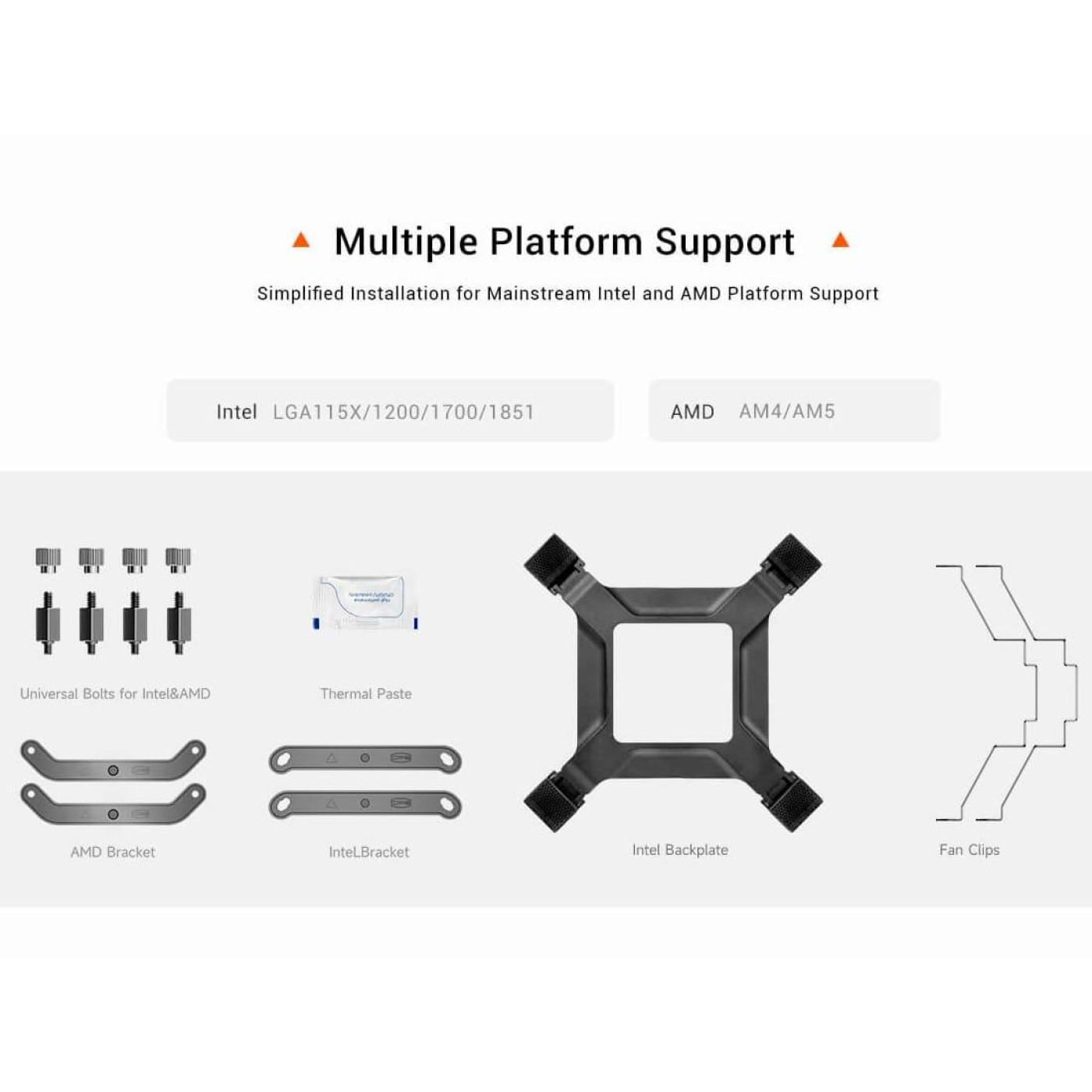 Кулер для процессора PcCooler RT500 Digital ARGB BK (RT500 Digital ARGB BK)