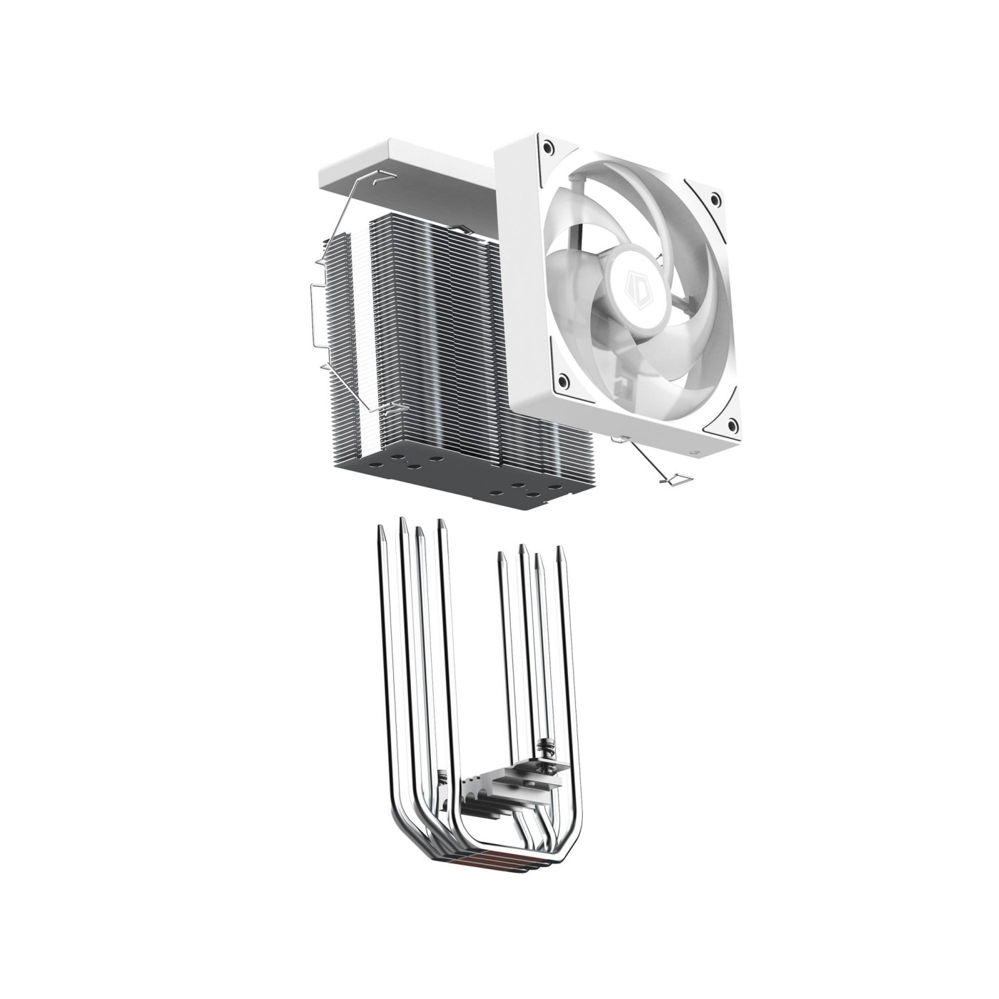 Кулер для процесора ID-Cooling SE-214-XT V2 ARGB White (SE-214-XT V2 ARGB WHITE)