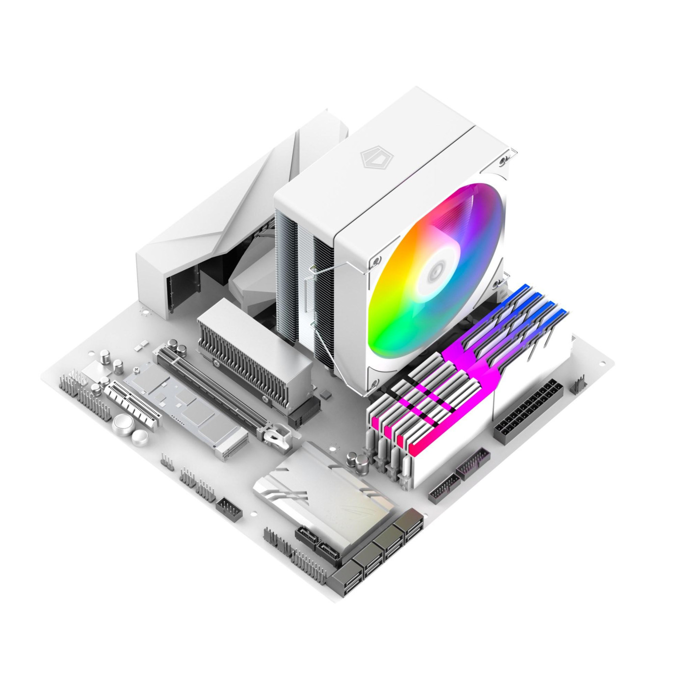 Кулер для процесора ID-Cooling SE-214-XT V2 ARGB White (SE-214-XT V2 ARGB WHITE)