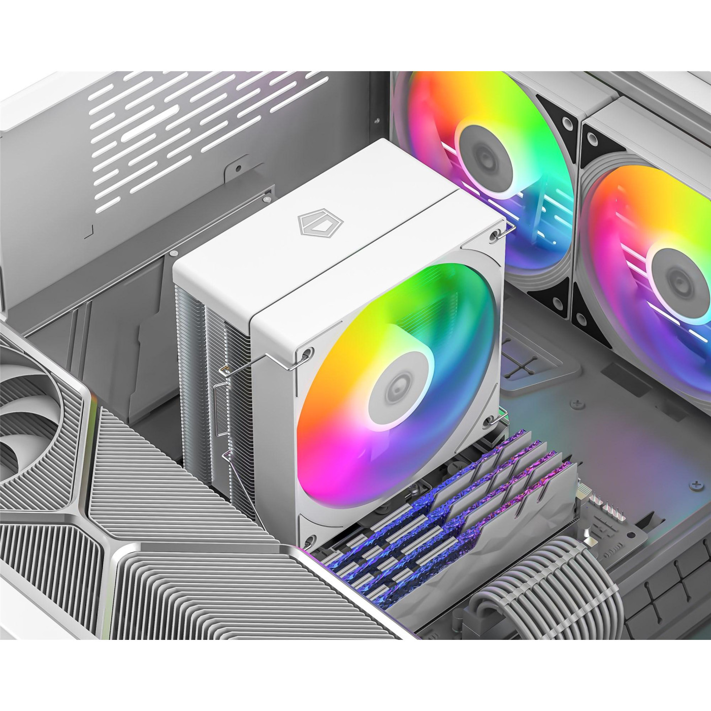 Кулер для процесора ID-Cooling SE-214-XT V2 ARGB White (SE-214-XT V2 ARGB WHITE)