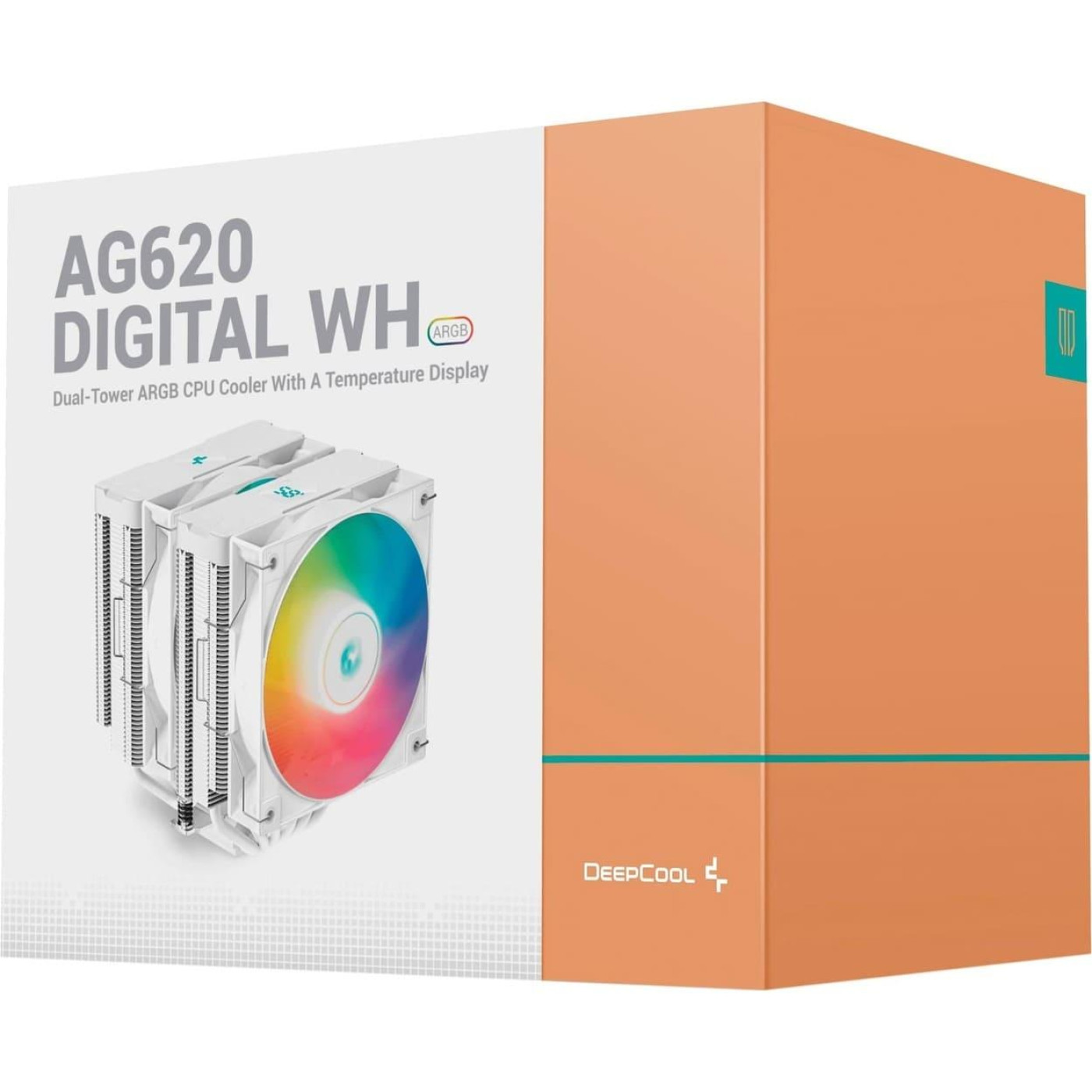 Кулер для процесора Deepcool AG620 Digital WH ARGB (R-AG620-WHADMN-G-2) Б/в