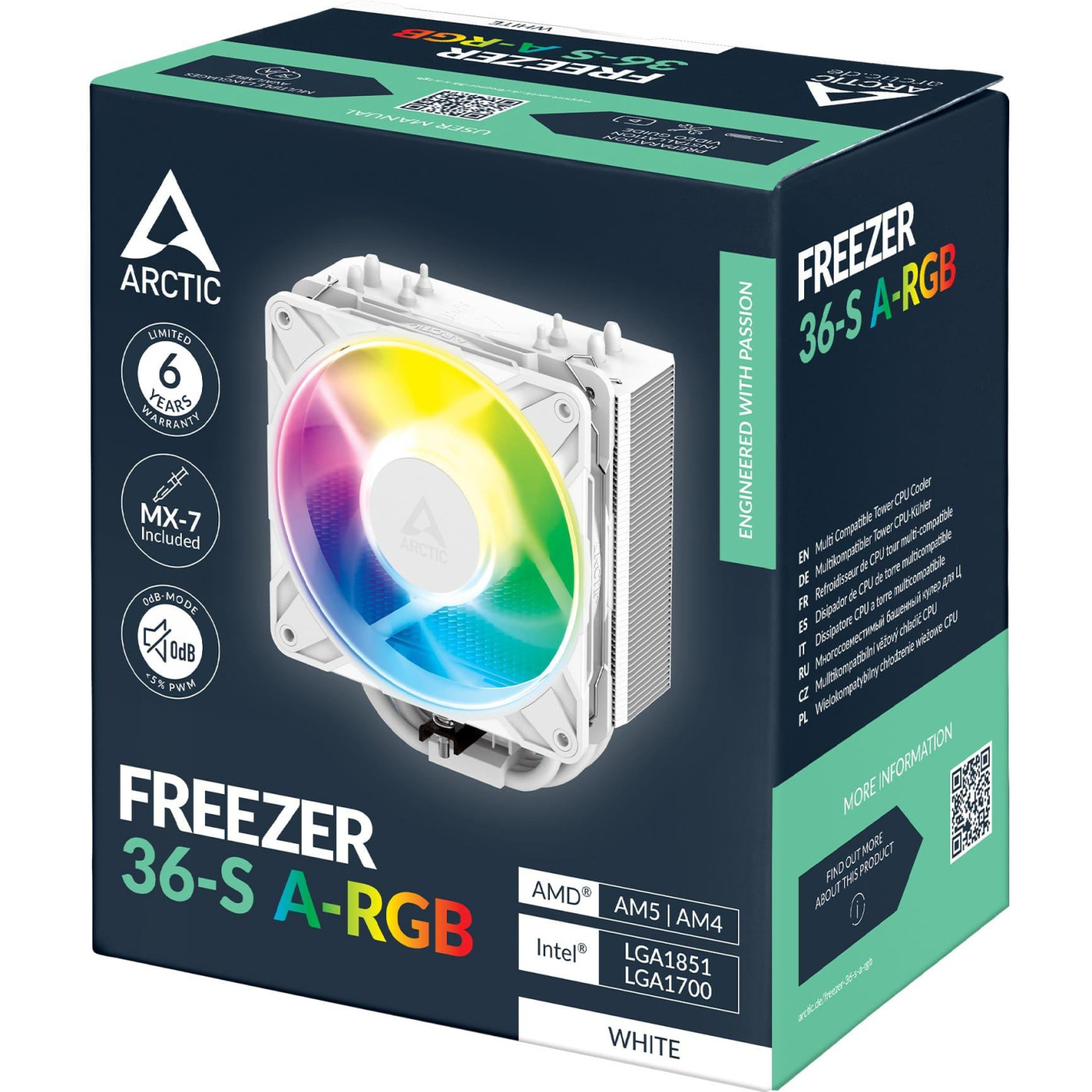 Кулер для процессора Arctic Freezer 36-S A-RGB (ACFRE00199A)