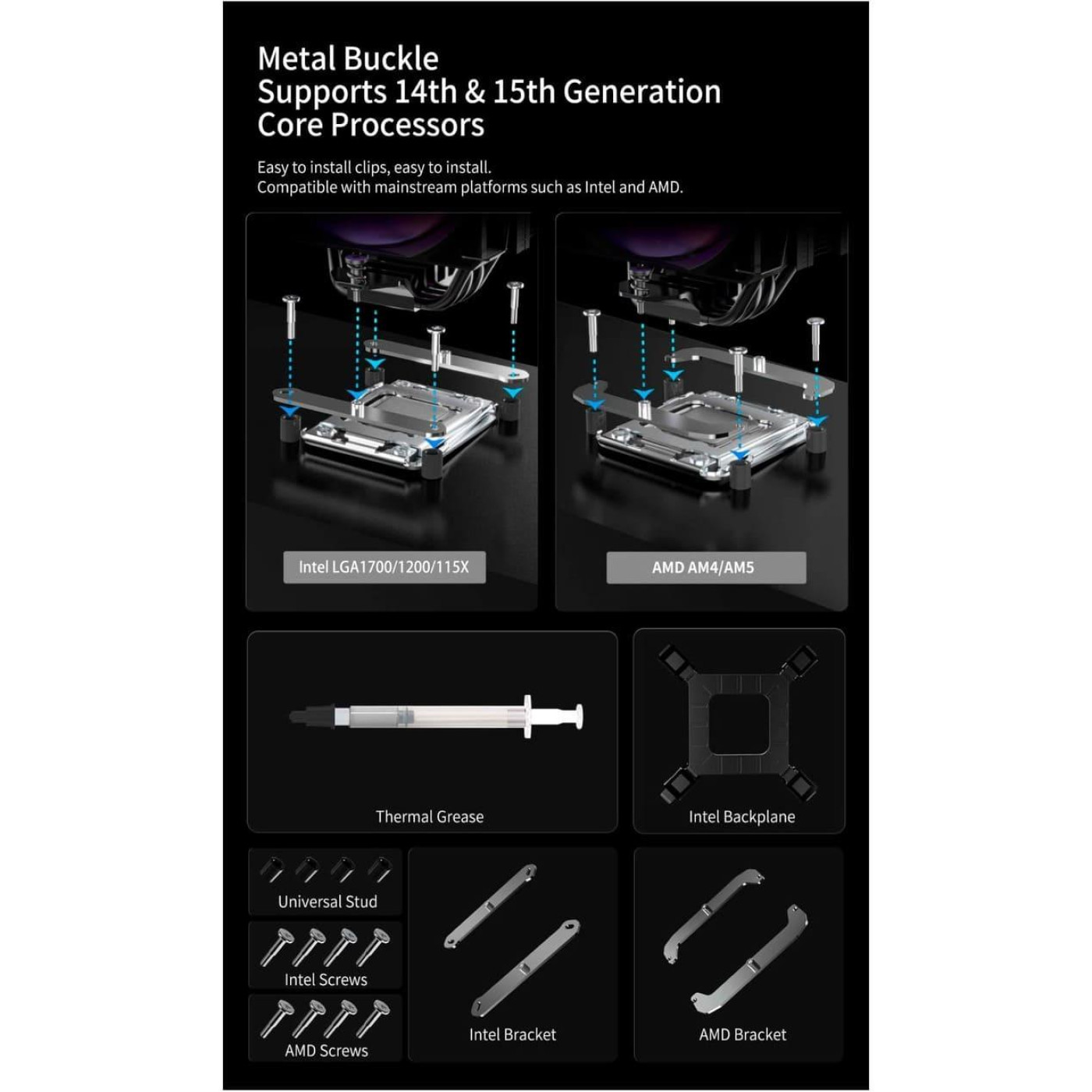 Кулер для процесора GameMax Gamma 90 Digital BK (Gamma 90 Digital BK)