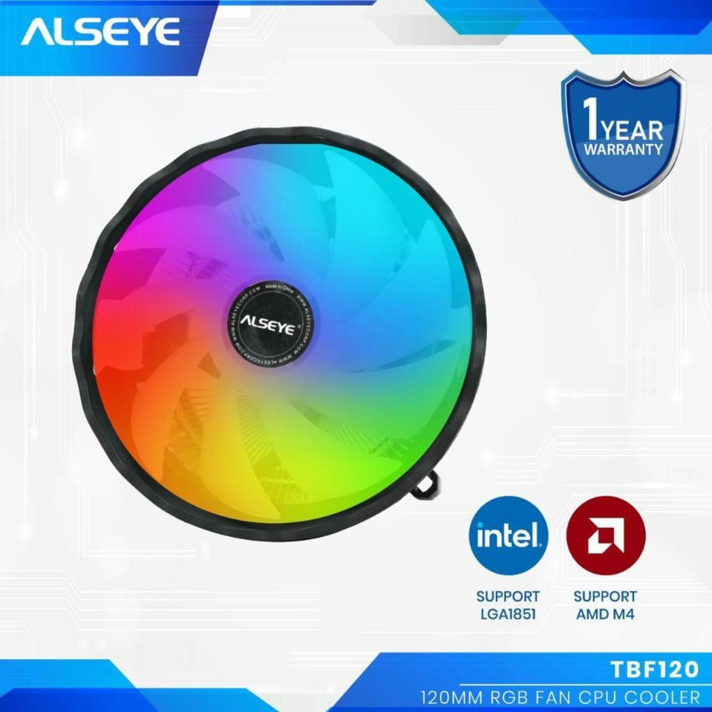 Кулер для процесора Alseye TBF-120 (AS.01.07.0221)
