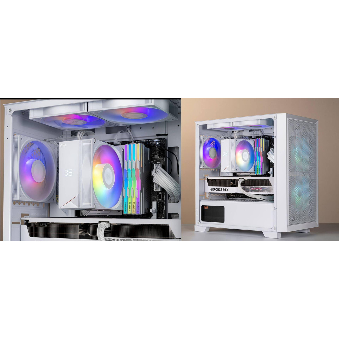 Кулер для процесора PcCooler RT500 Digital ARGB White (RT500 Digital ARGB WH)