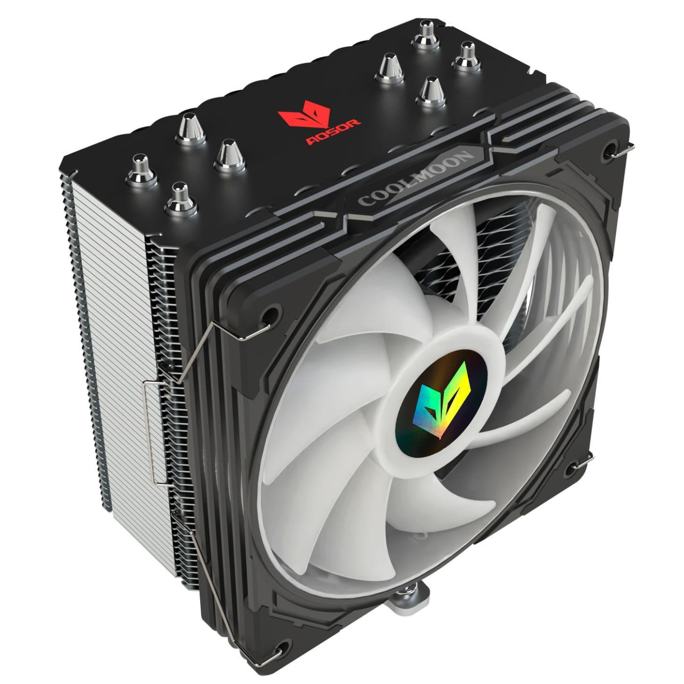 Кулер для процессора Coolmoon Aosor AS400 BLACK (AS400 BLACK)