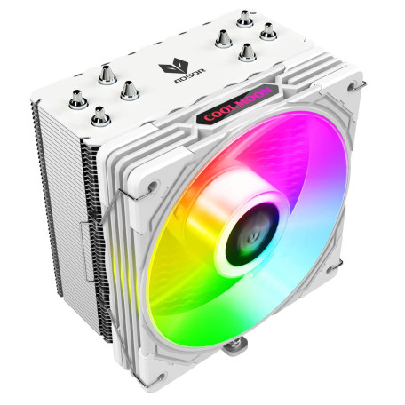 Кулер для процесора Coolmoon Aosor AS400 WHITE (AS400 WHITE)