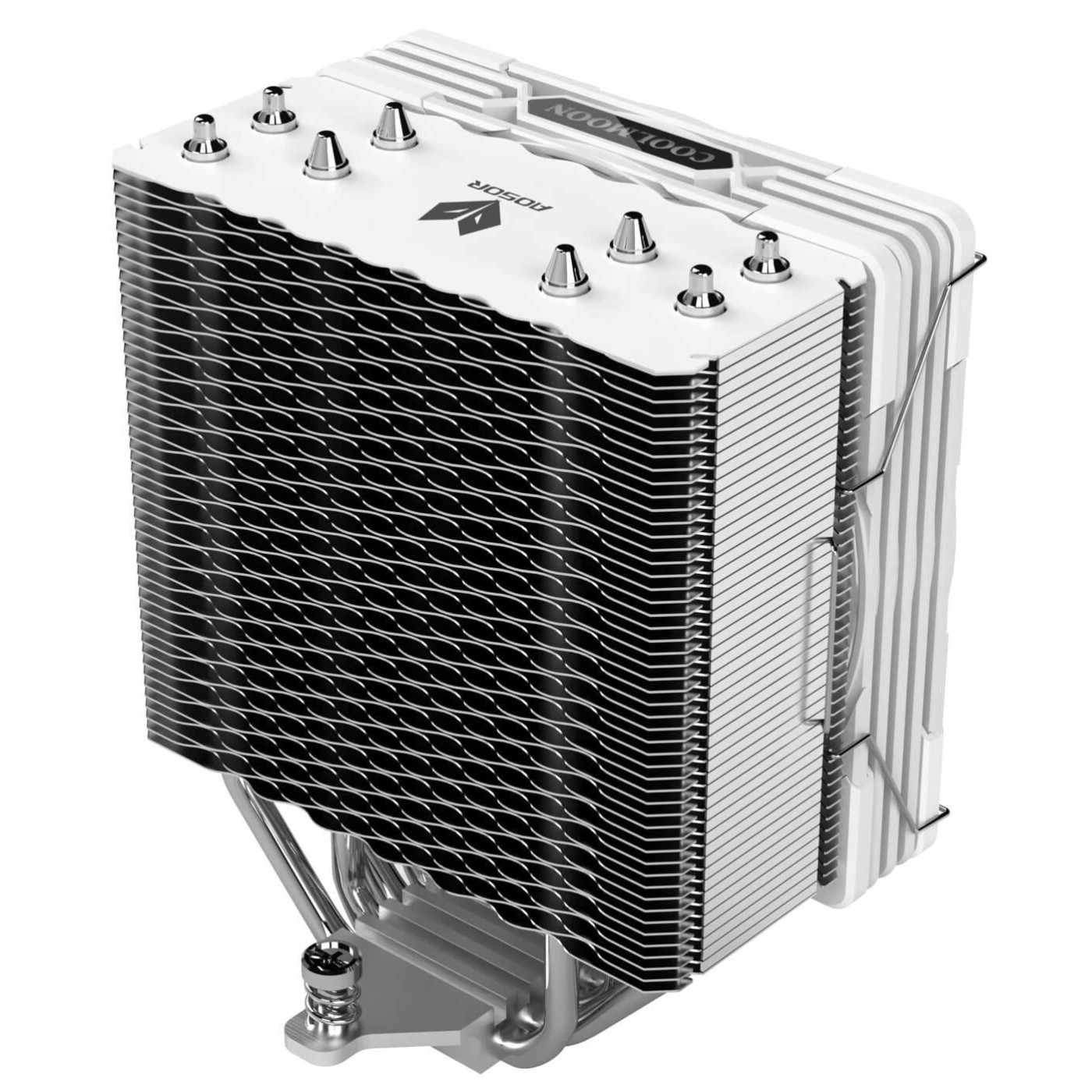 Кулер для процессора Coolmoon Aosor AS400 WHITE (AS400 WHITE)