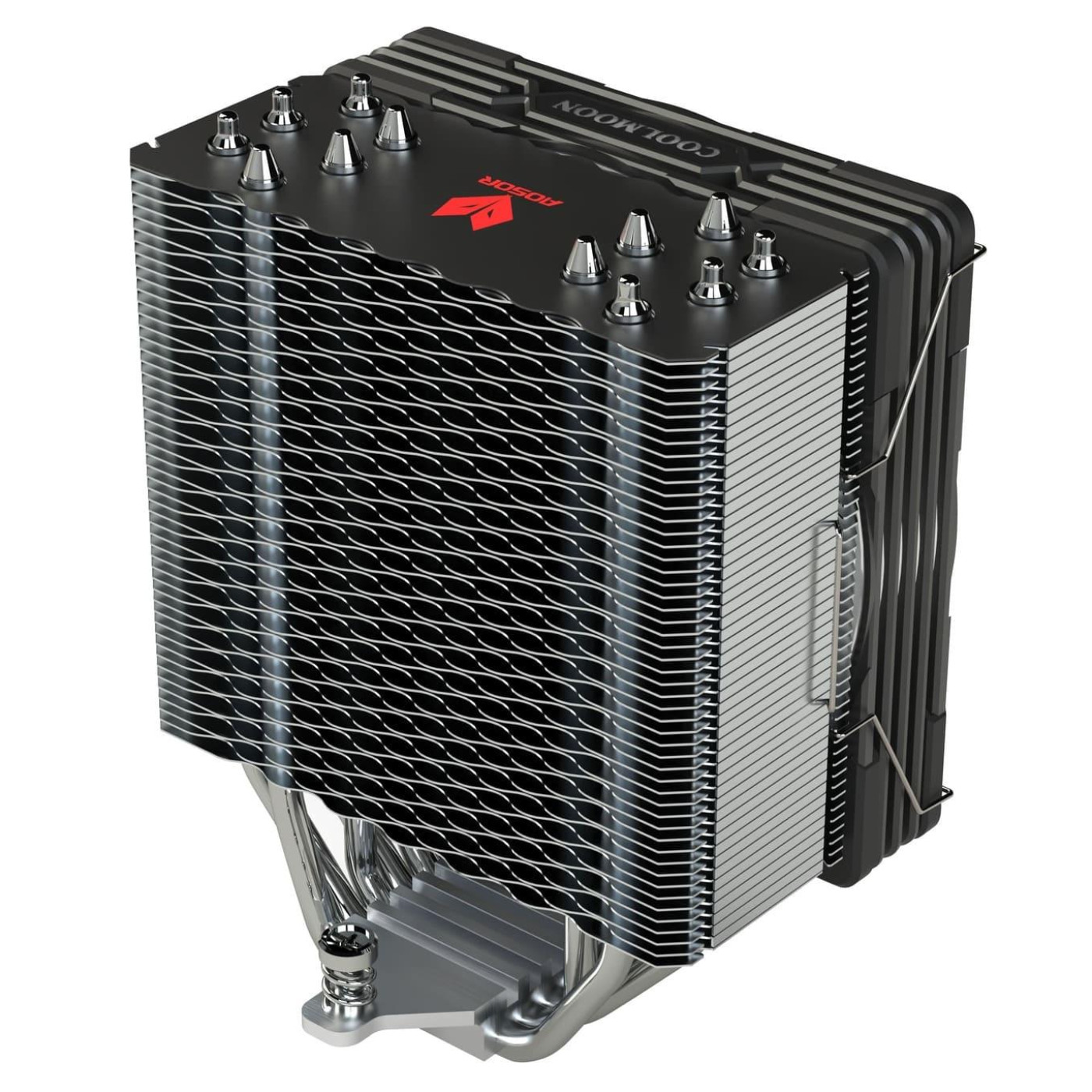 Кулер для процессора Coolmoon Aosor AS600 BLACK (AS600 BLACK)