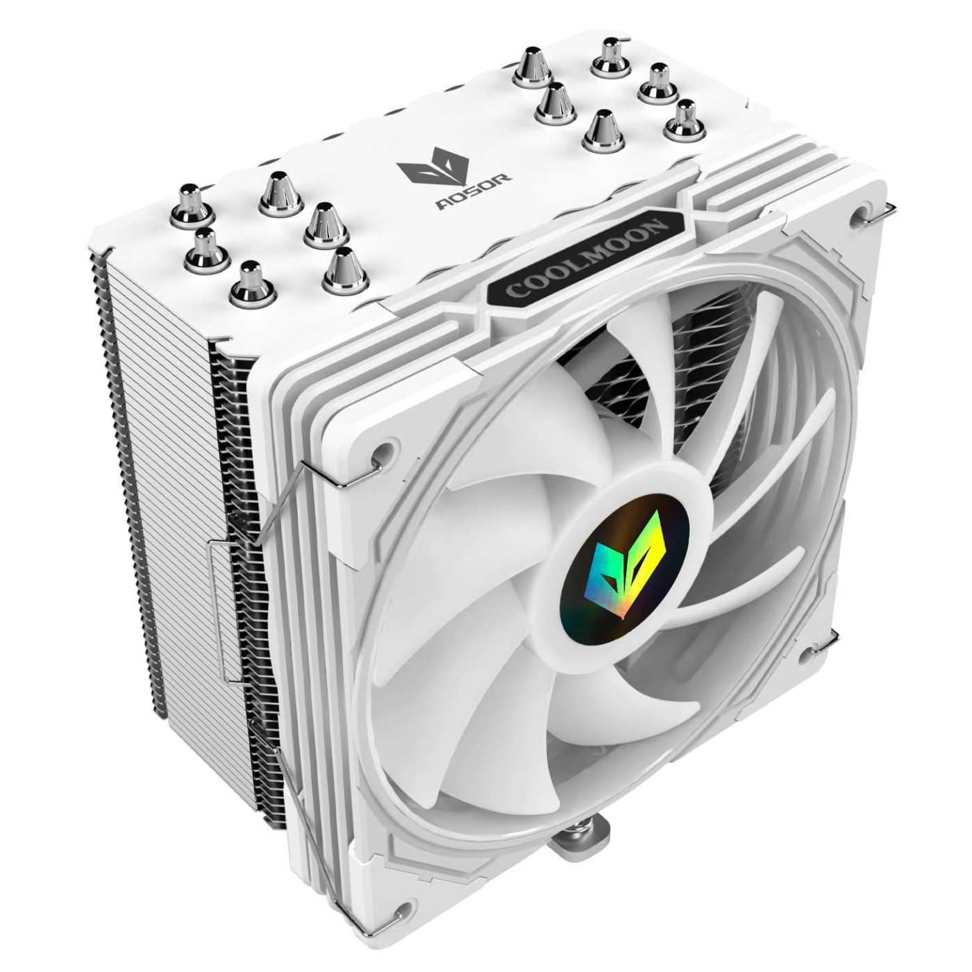 Кулер для процессора Coolmoon Aosor AS600 WHITE (AS600 WHITE)