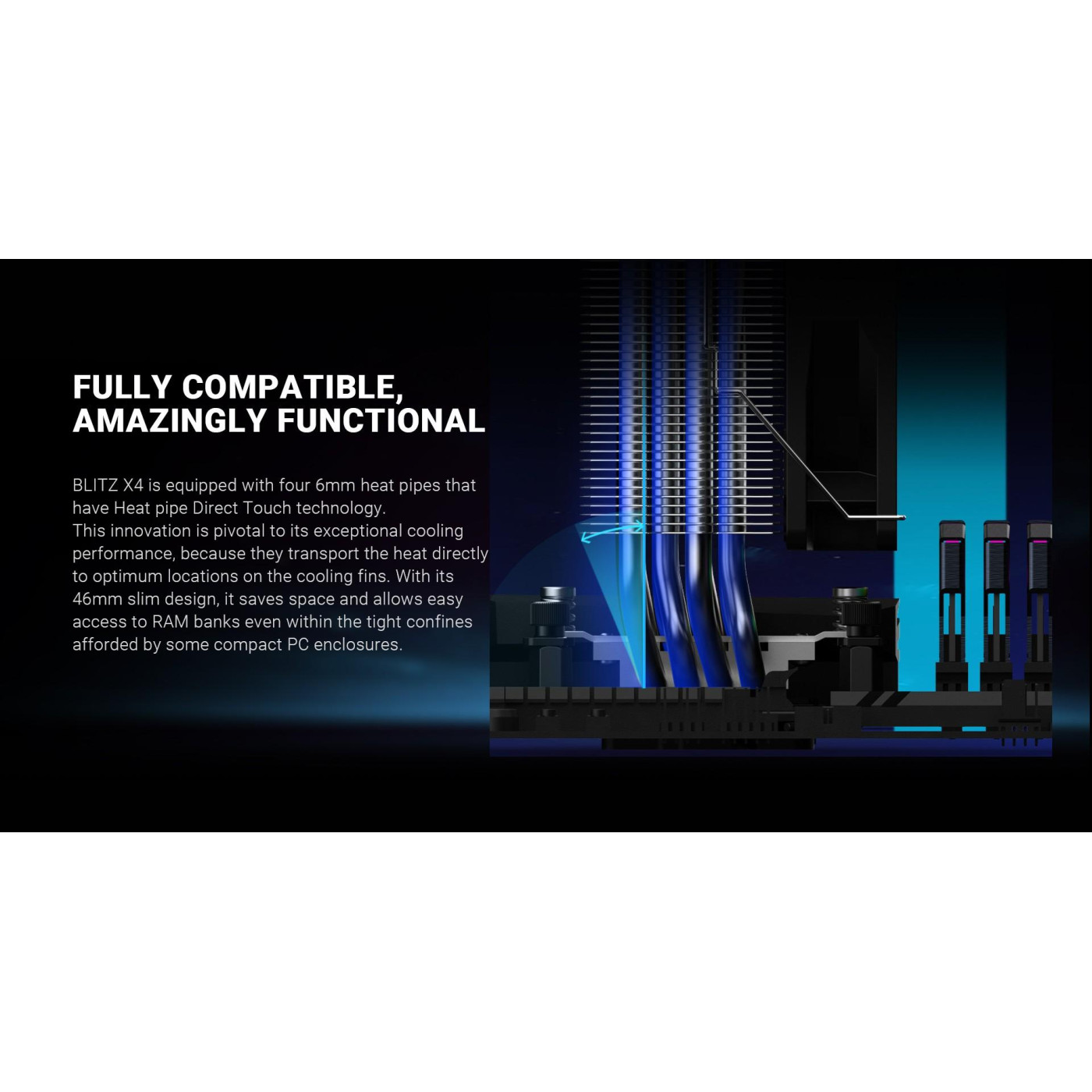 Кулер для процесора ID-Cooling Blitz X4 (BLITZ X4)