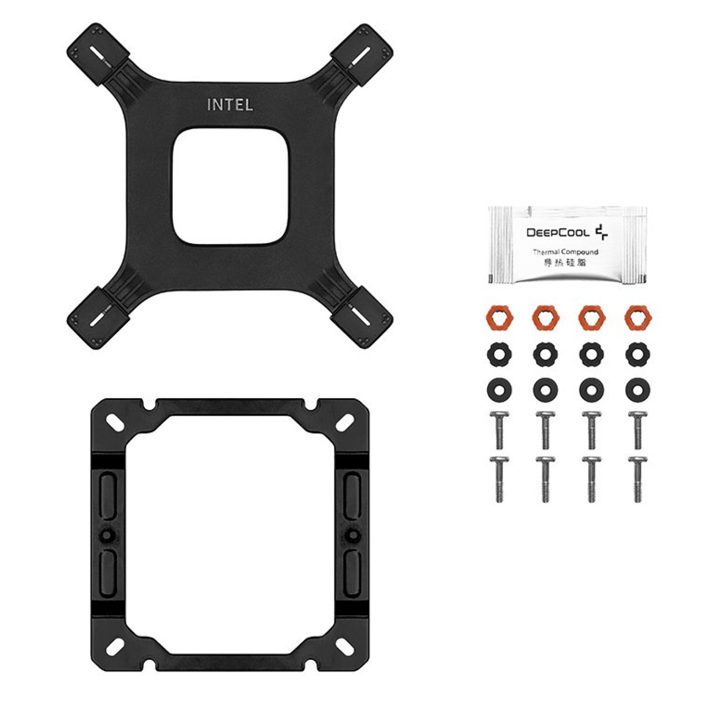 Кулер для процессора Deepcool AG400 BK ARGB 1700 AM5 (R-AG400-BKANMC-G-2)