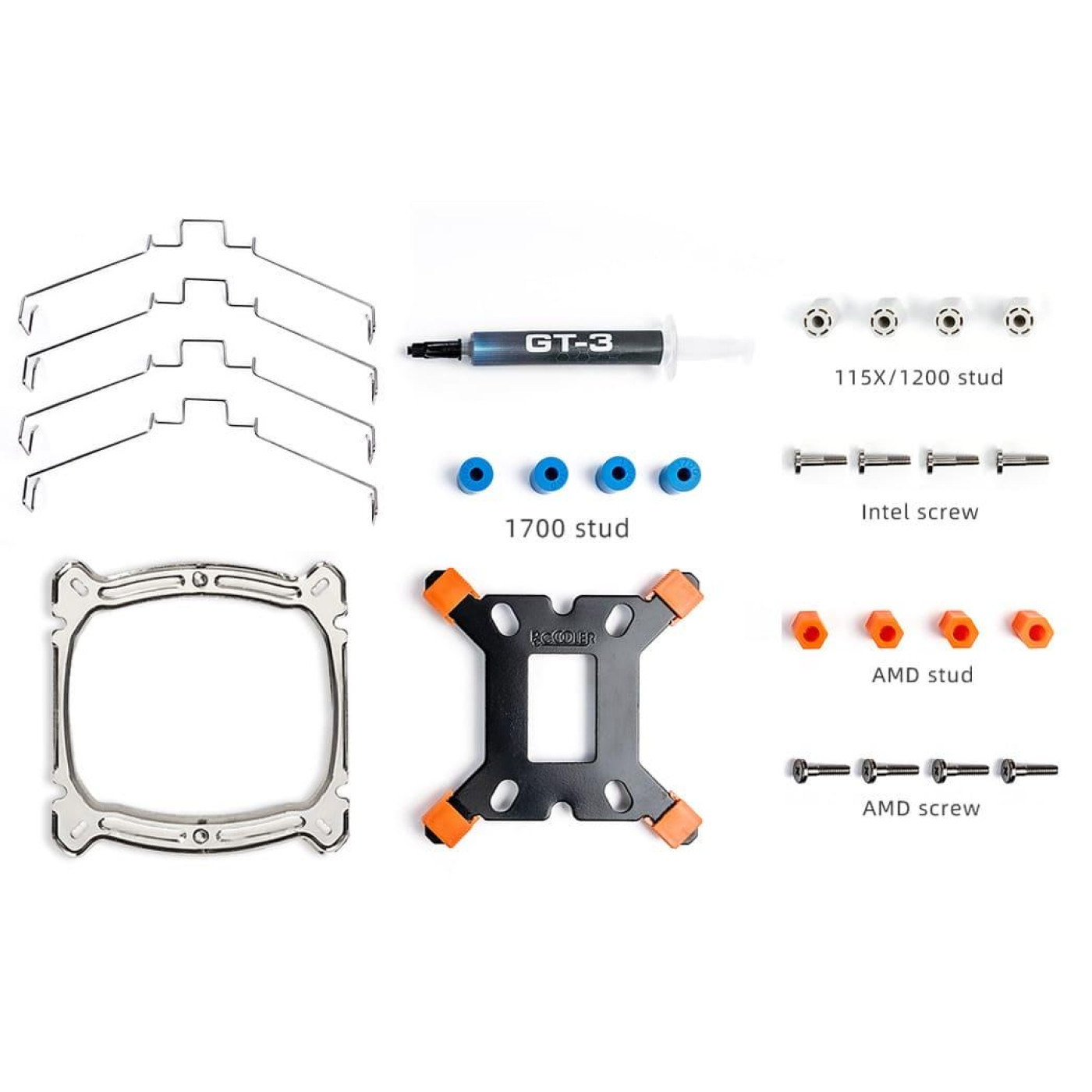 Кулер для процесора PcCooler PсCOOLER K4 PLUS BK (K4 PLUS BK)