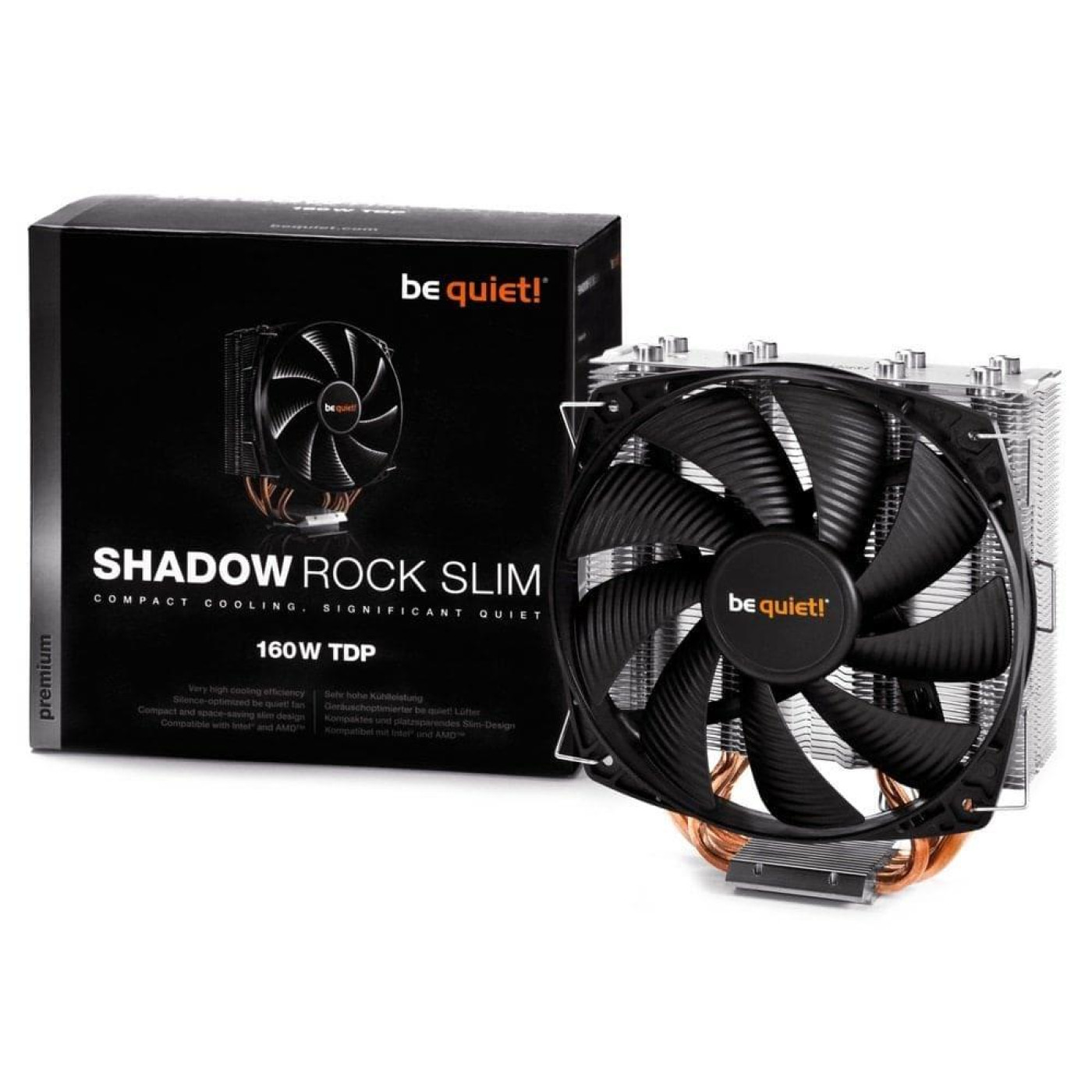 Кулер для процесора Be quiet! Shadow Rock Slim (BK010) (Intel Only) ((BK010) (Intel Only)) Б/в,U1