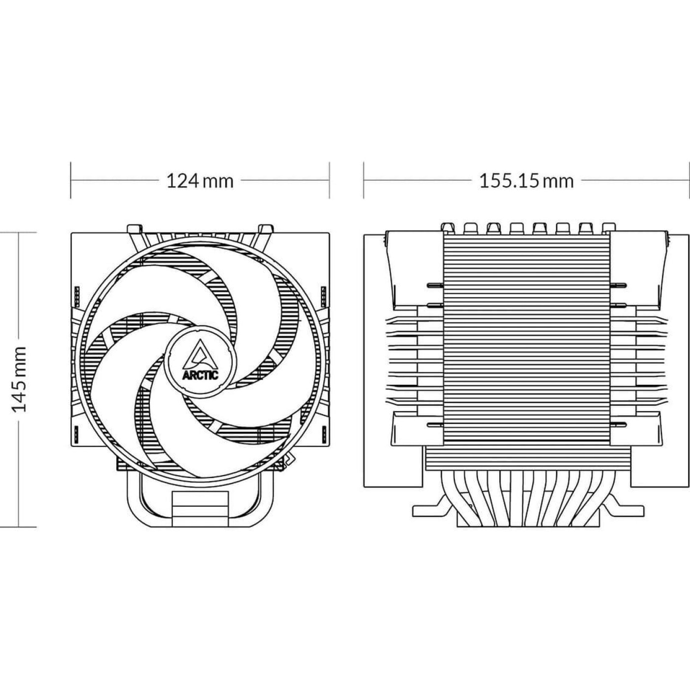 Кулер для процессора Arctic Freezer 4U-M (ACFRE00133B)