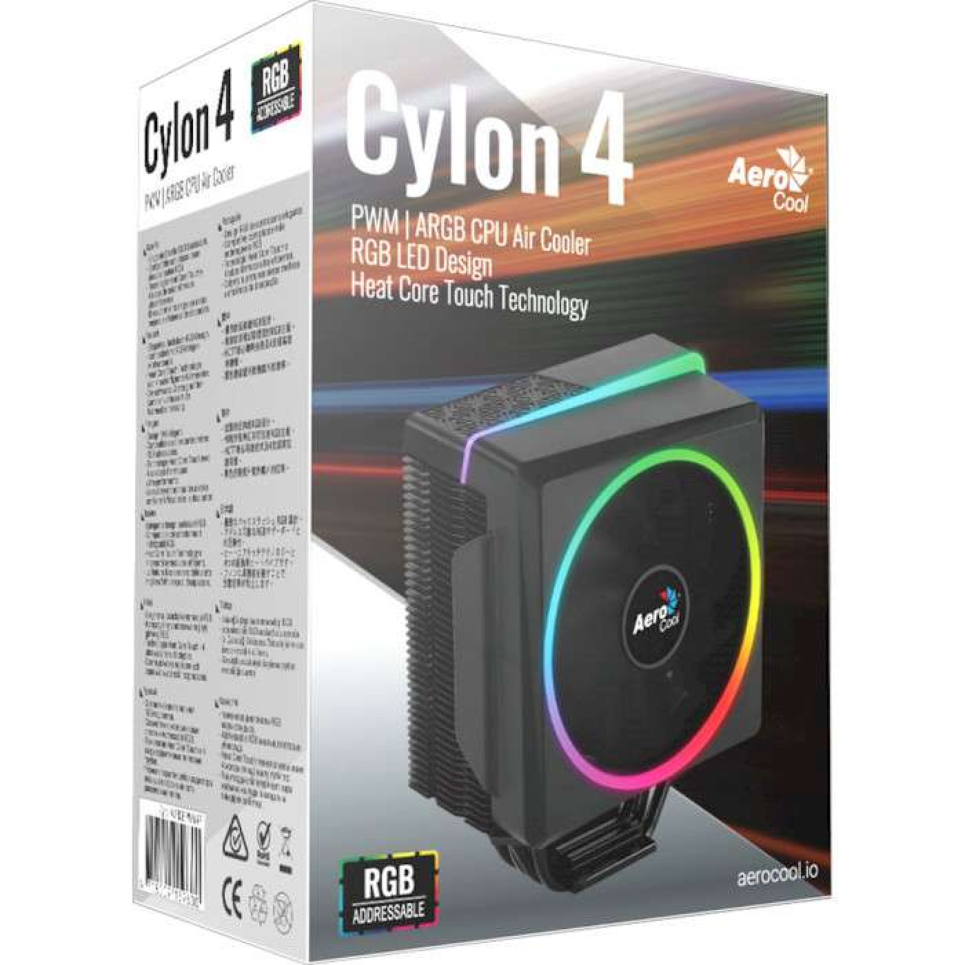 Кулер для процесора Aerocool Cylon 4 (2066/2011/1156/1155/1151/1150/775,AM4/AM3+/AM3/AM2+) (Cylon 4) Б/в