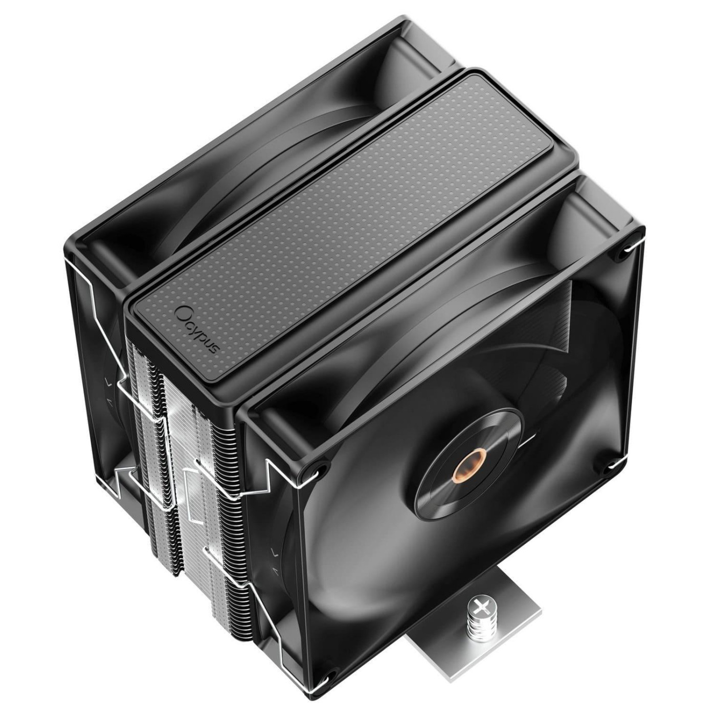 Кулер для процессора OCYPUS DELTA A40 ELITE BK DUAL FAN (DELTA-A40-BK2NNWN00X-GL)