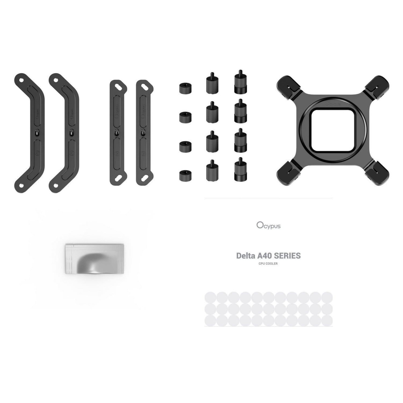 Кулер для процессора OCYPUS DELTA A40 WH ARGB (DELTA-A40-WH1NAWN00X-GL)