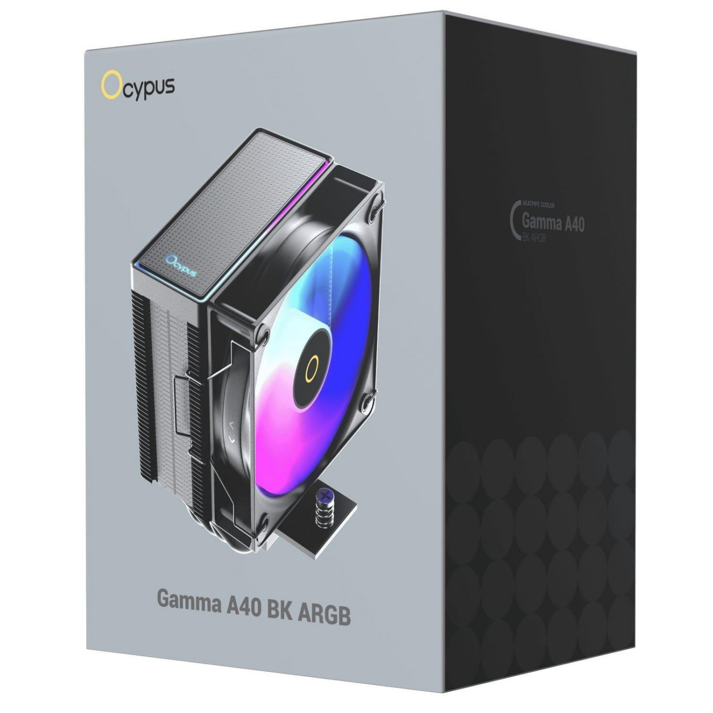 Кулер для процессора OCYPUS GAMMA A40 BK ARGB (GAMMA-A40-BK1AAWN00X-GL)