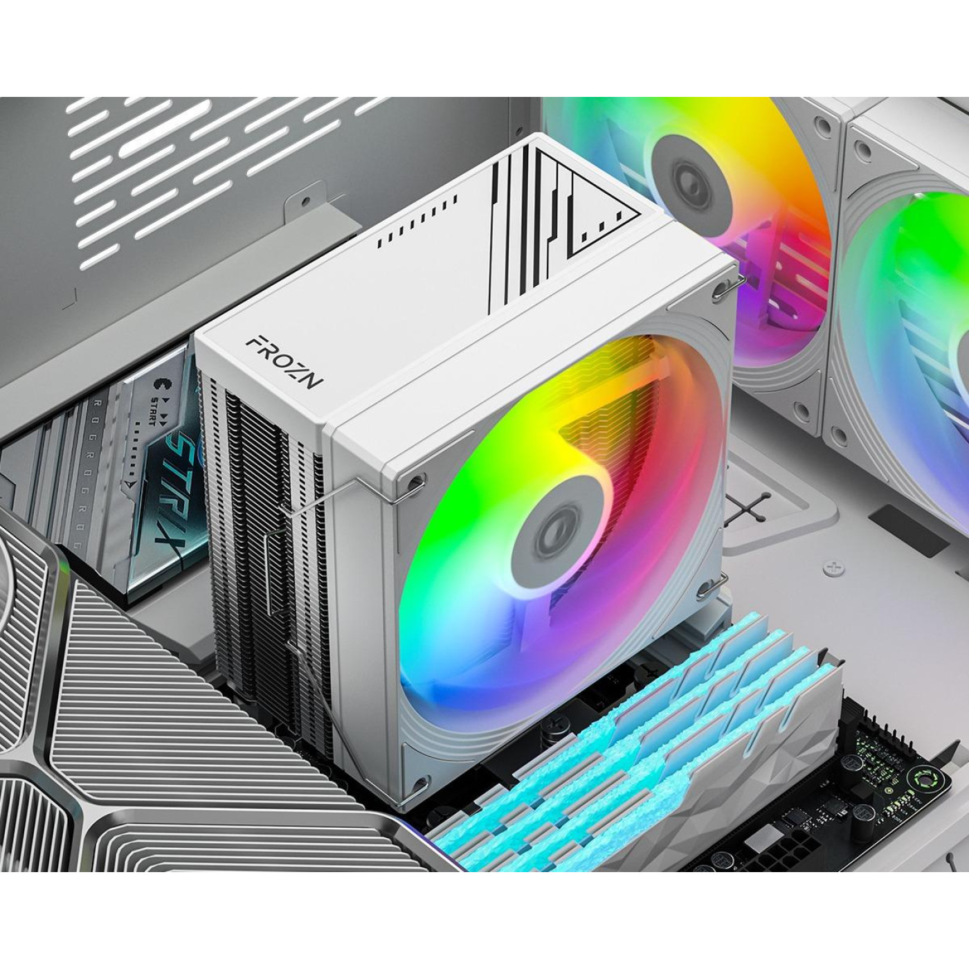 Кулер для процессора ID-Cooling Frozn A410 SE ARGB White (FROZN A410 SE ARGB WHITE)