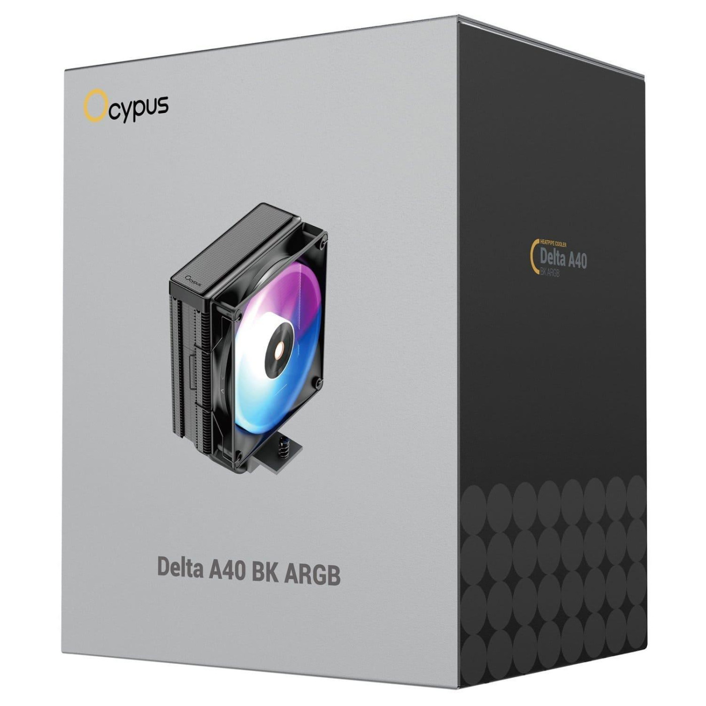 Кулер для процессора OCYPUS DELTA A40 BK ARGB (DELTA-A40-BK1NAWN00X-GL)