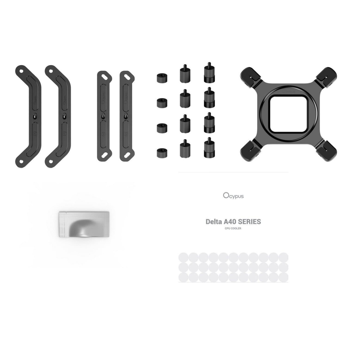 Кулер для процессора OCYPUS DELTA A40 BK ARGB (DELTA-A40-BK1NAWN00X-GL)