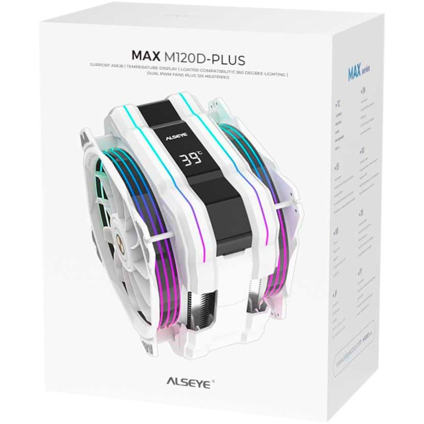 Кулер для процессора alseye M120D-W-Plus II (AS.01.01.0043)