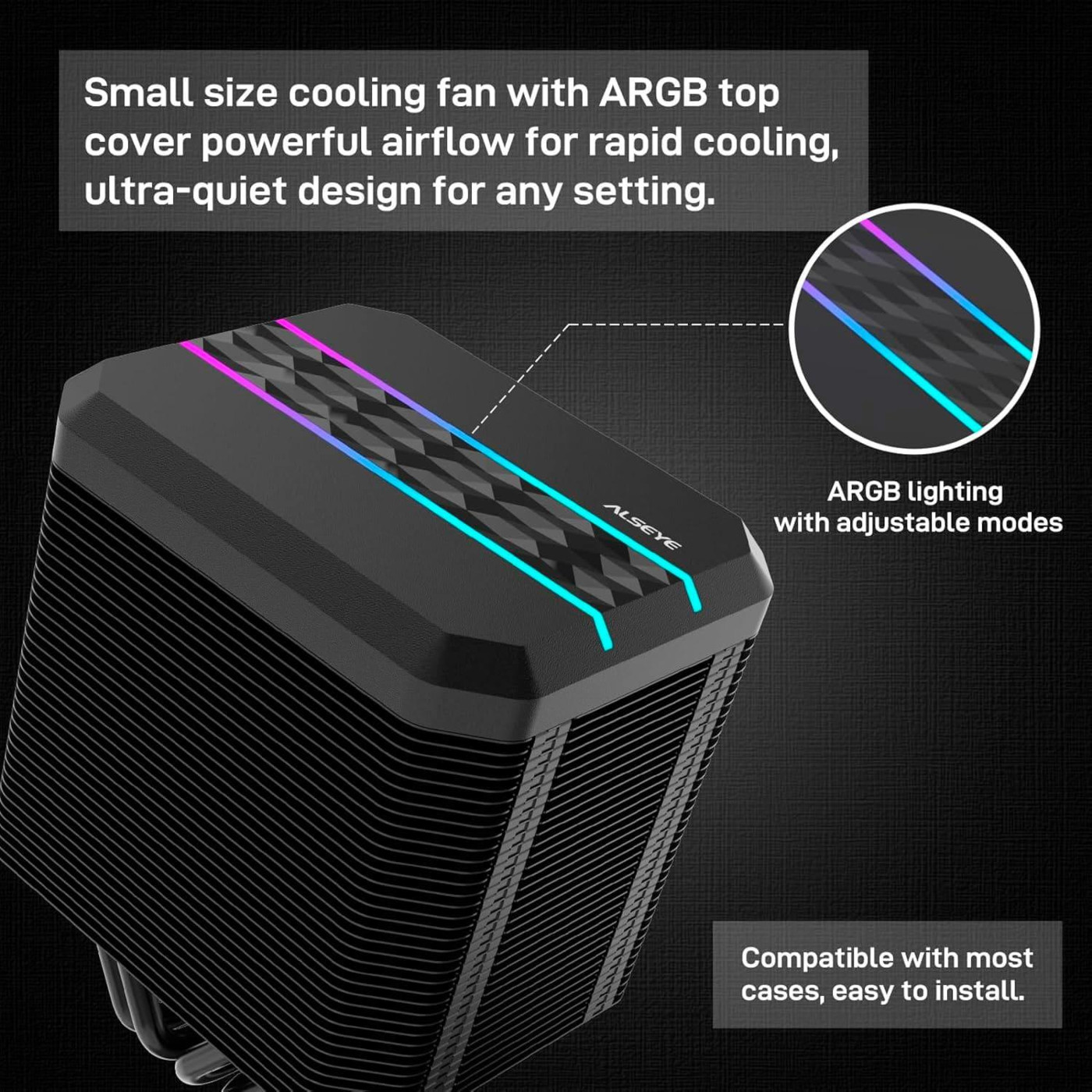 Кулер для процессора Alseye M90-B (AS.01.01.0053) (AS.01.01.0046)