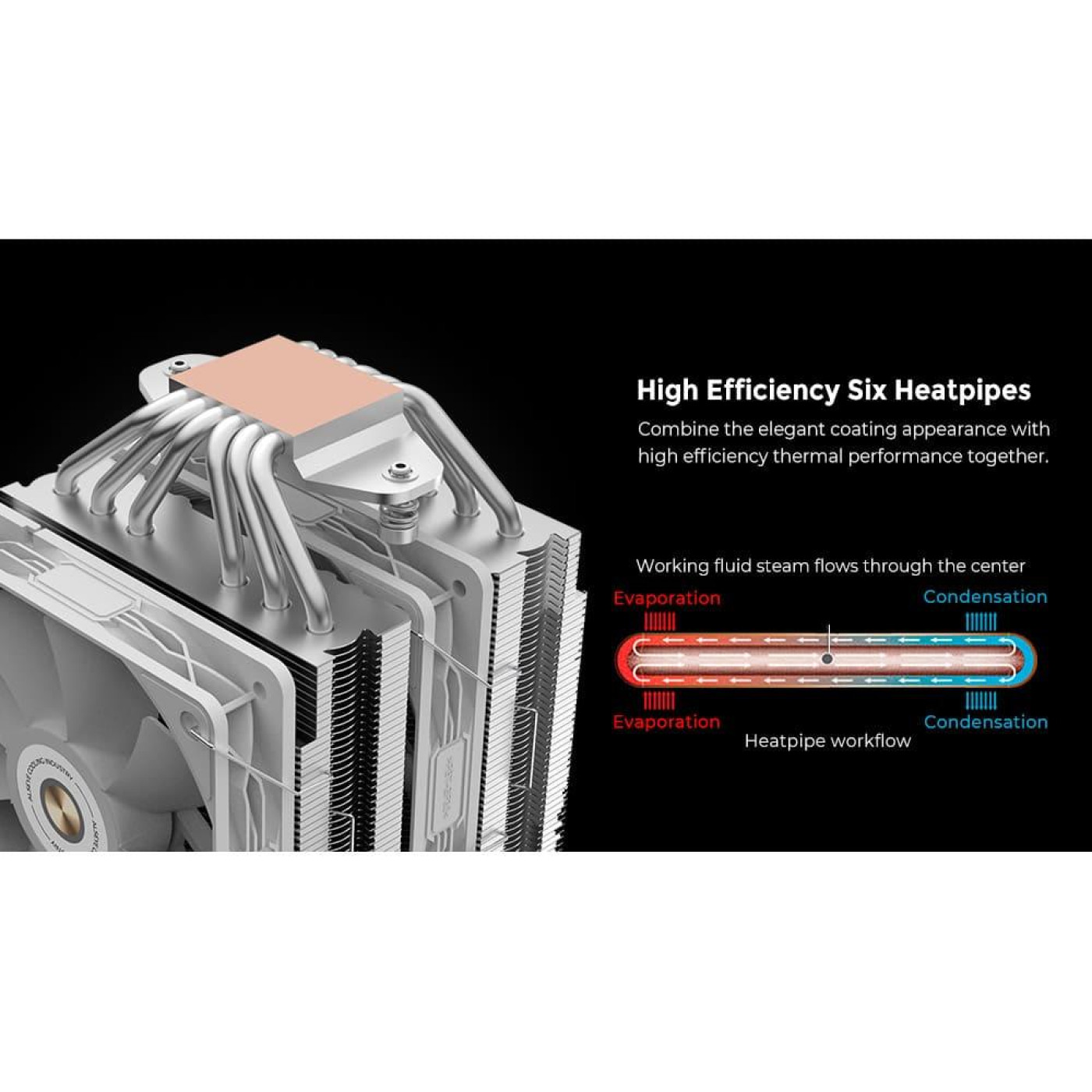 Кулер для процессора alseye N600-DT-B (AS.01.05.0023)