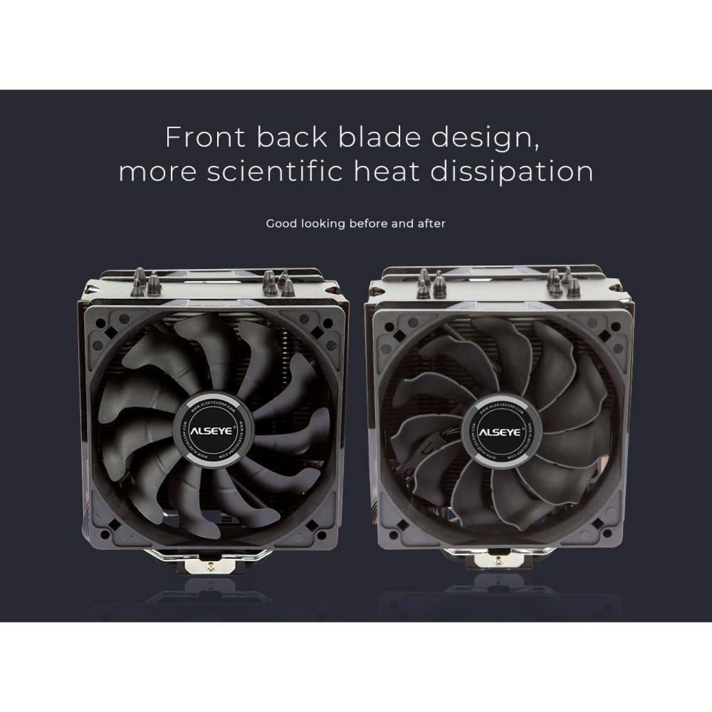 Кулер для процессора alseye S120D-B (AS.01.07.0019)