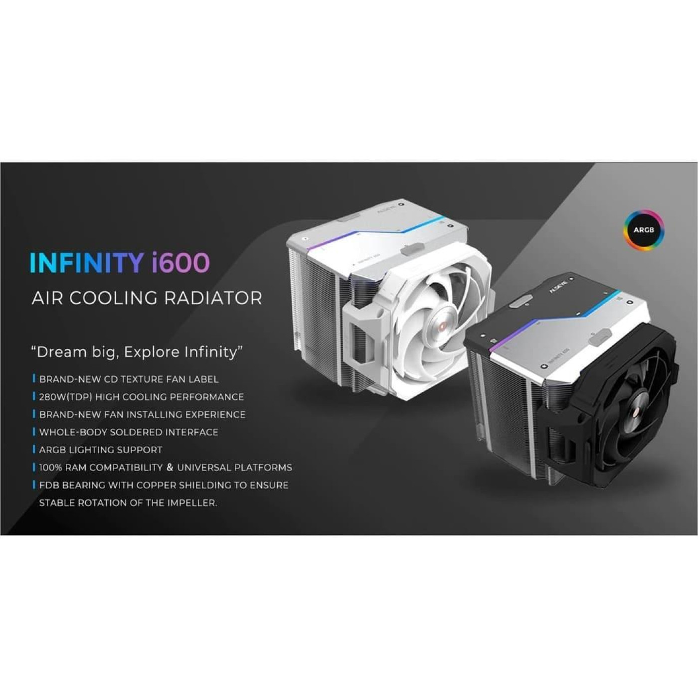 Кулер для процессора alseye i600-B (AS.01.10.0006)