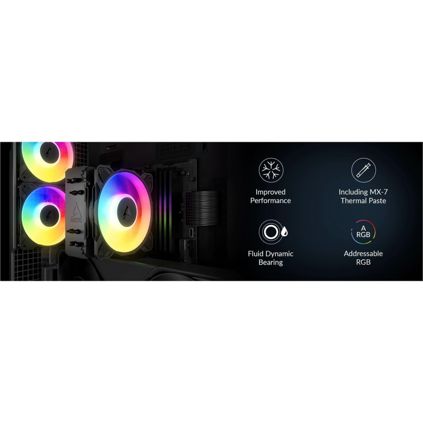 Кулер для процесора Arctic Freezer 36-S A-RGB Black (ACFRE00198A)
