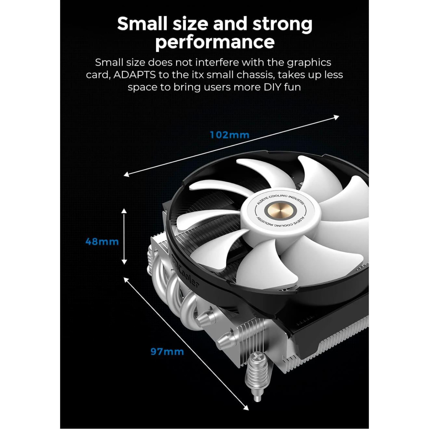 Кулер для процессора alseye S90T-5 Plus (AS.01.09.0003)