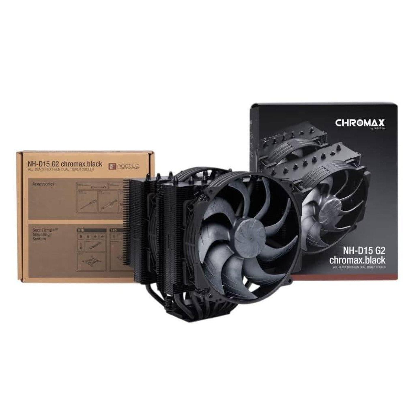 Кулер для процессора Noctua NH-D15 G2 Chromax Black (NH-D15 G2 CHROMAX.BLACK)