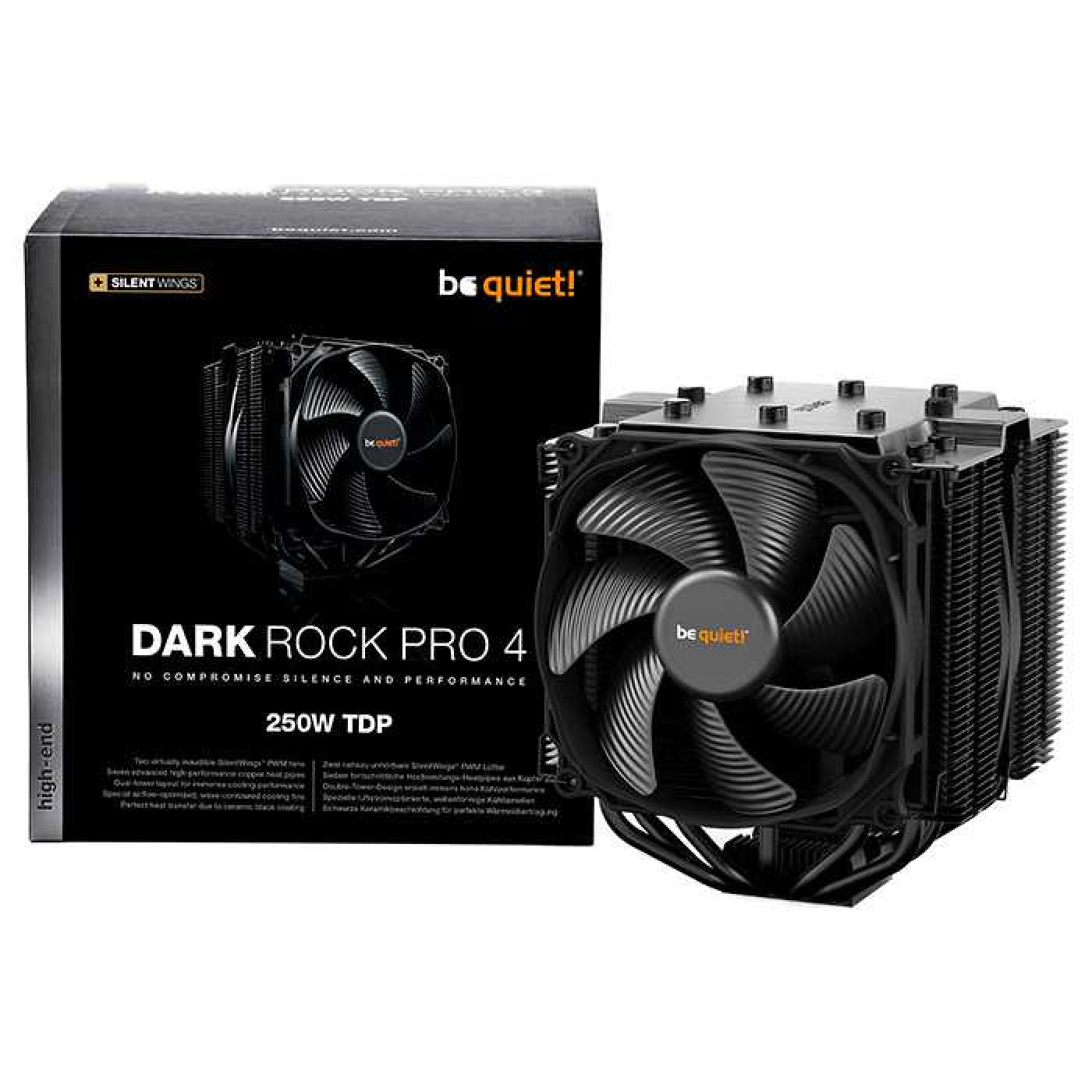 Кулер для процесора Be quiet! Dark Rock Pro 4 (115X/1200/1366/AM2-AM4/AM5/2011v3/1700) (BK022) Б/в,U1