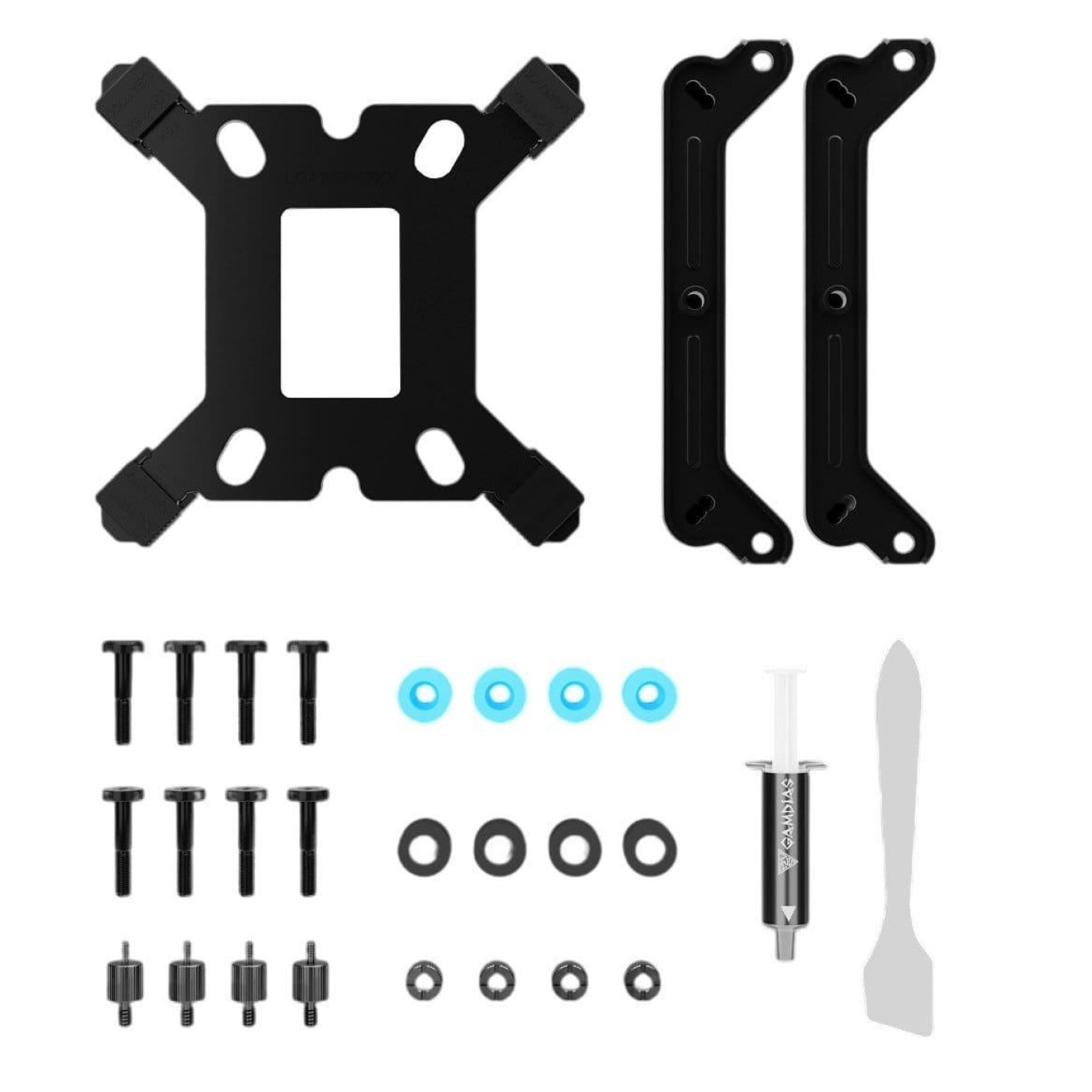 Кулер для процессора GAMDIAS BOREAS E2-410 CPU Air Cooler, Black (4712960139459)