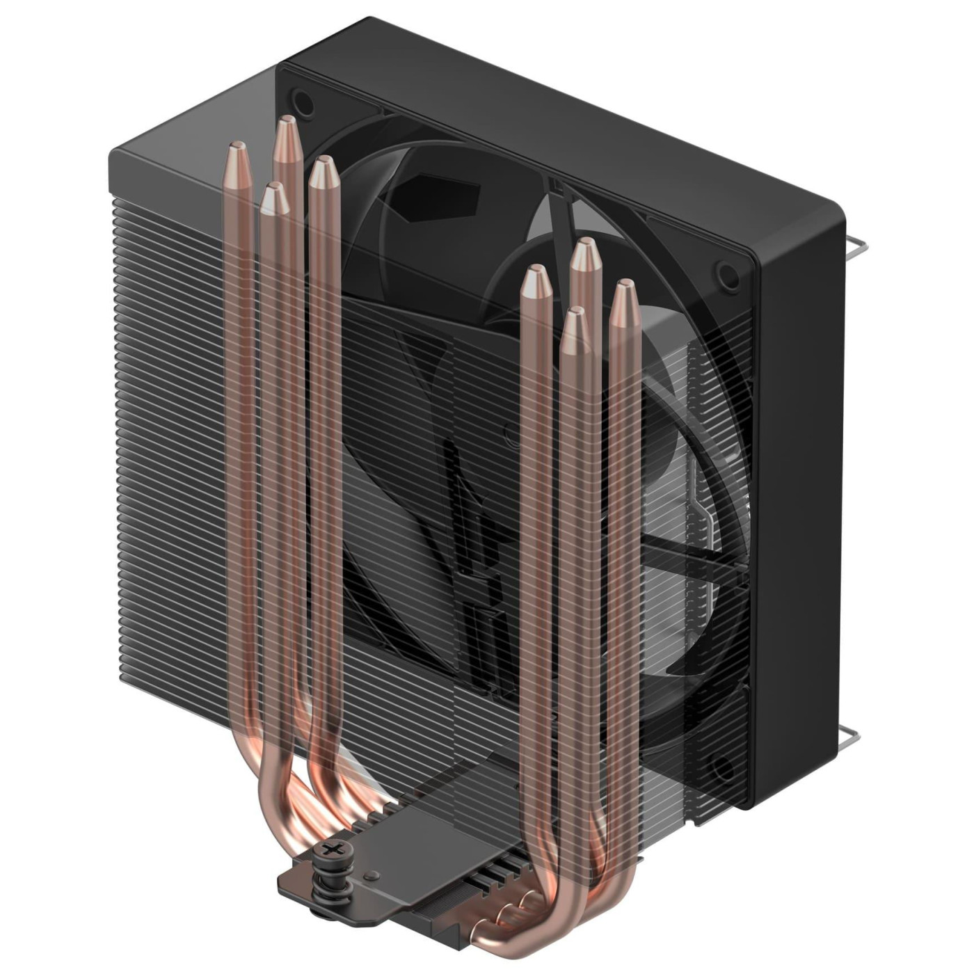 Кулер для процесора ID-Cooling SE-214-XT V2 Black (SE-214-XT V2 BLACK)