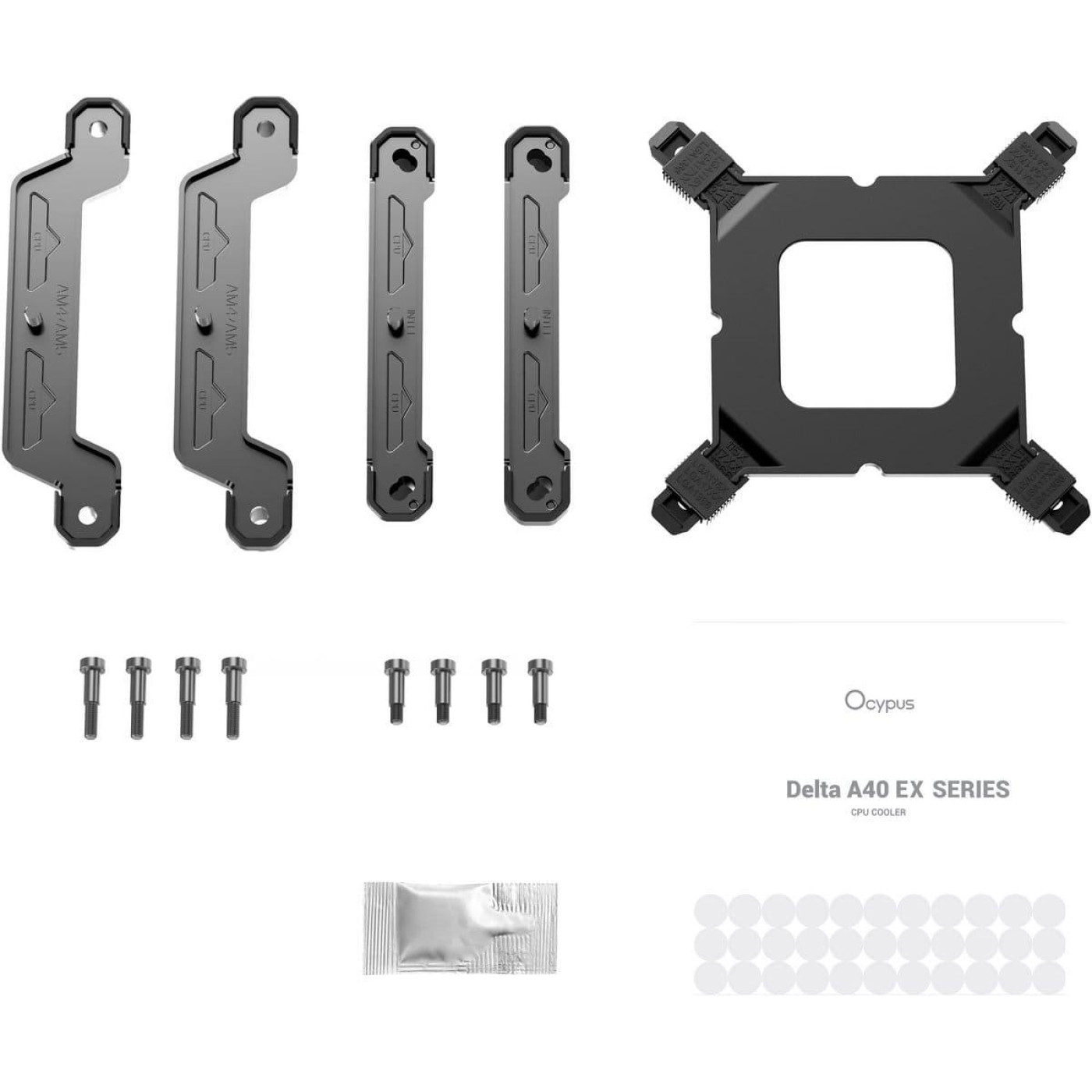 Кулер для процессора Ocypus Delta A40 EX ARGB Black (DELTA-A40-BK1NAWN00E-GL)