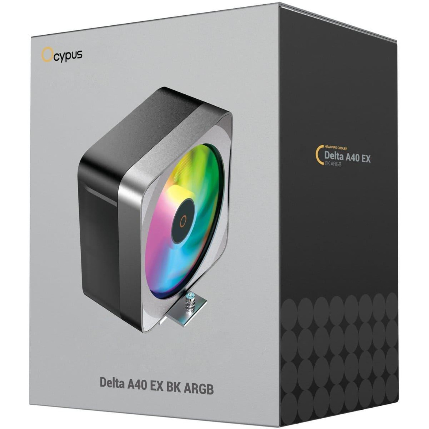 Кулер для процессора Ocypus Delta A40 EX ARGB Black (DELTA-A40-BK1NAWN00E-GL)