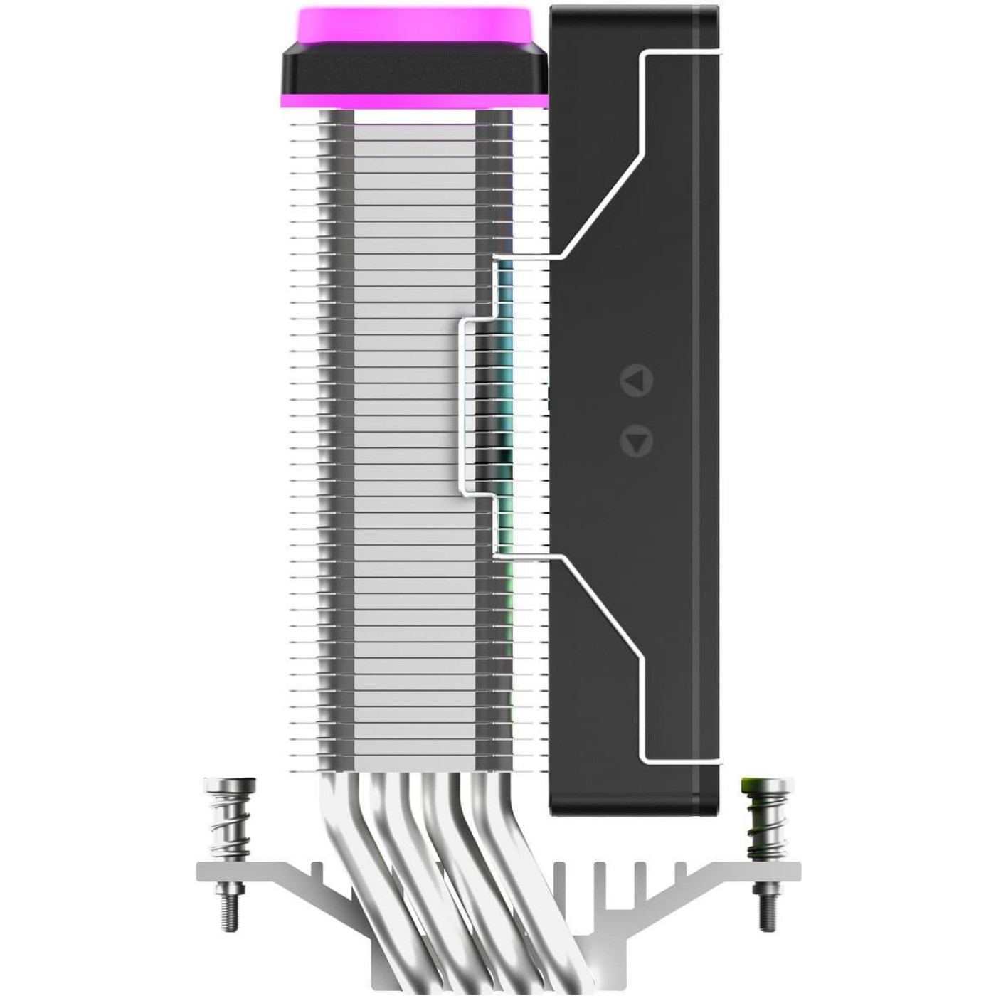 Кулер для процессора Ocypus Delta A40 SE ARGB Black (DELTA-A40-BK1AAWN00S-GL)