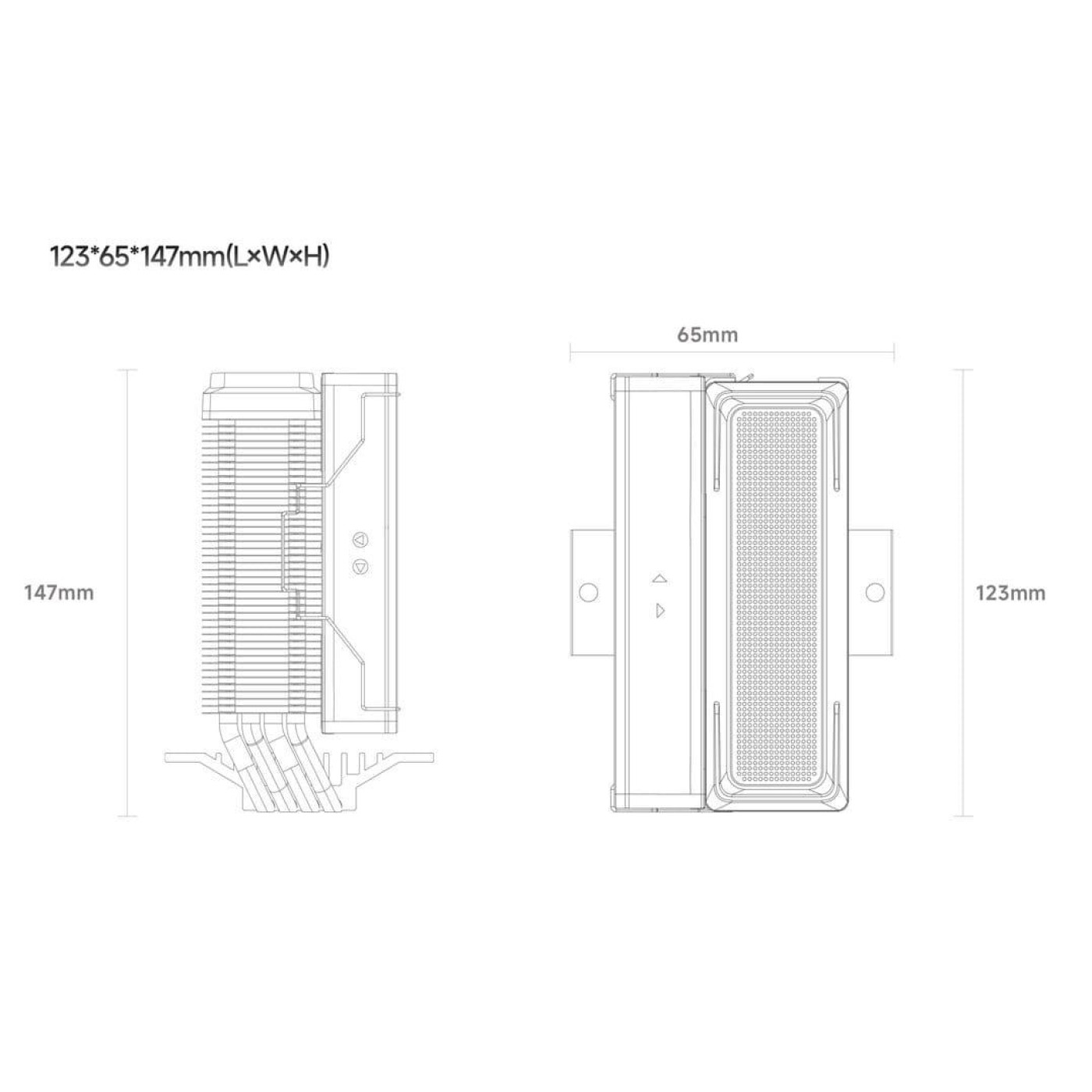 Кулер для процессора Ocypus Delta A40 SE ARGB Black (DELTA-A40-BK1AAWN00S-GL)