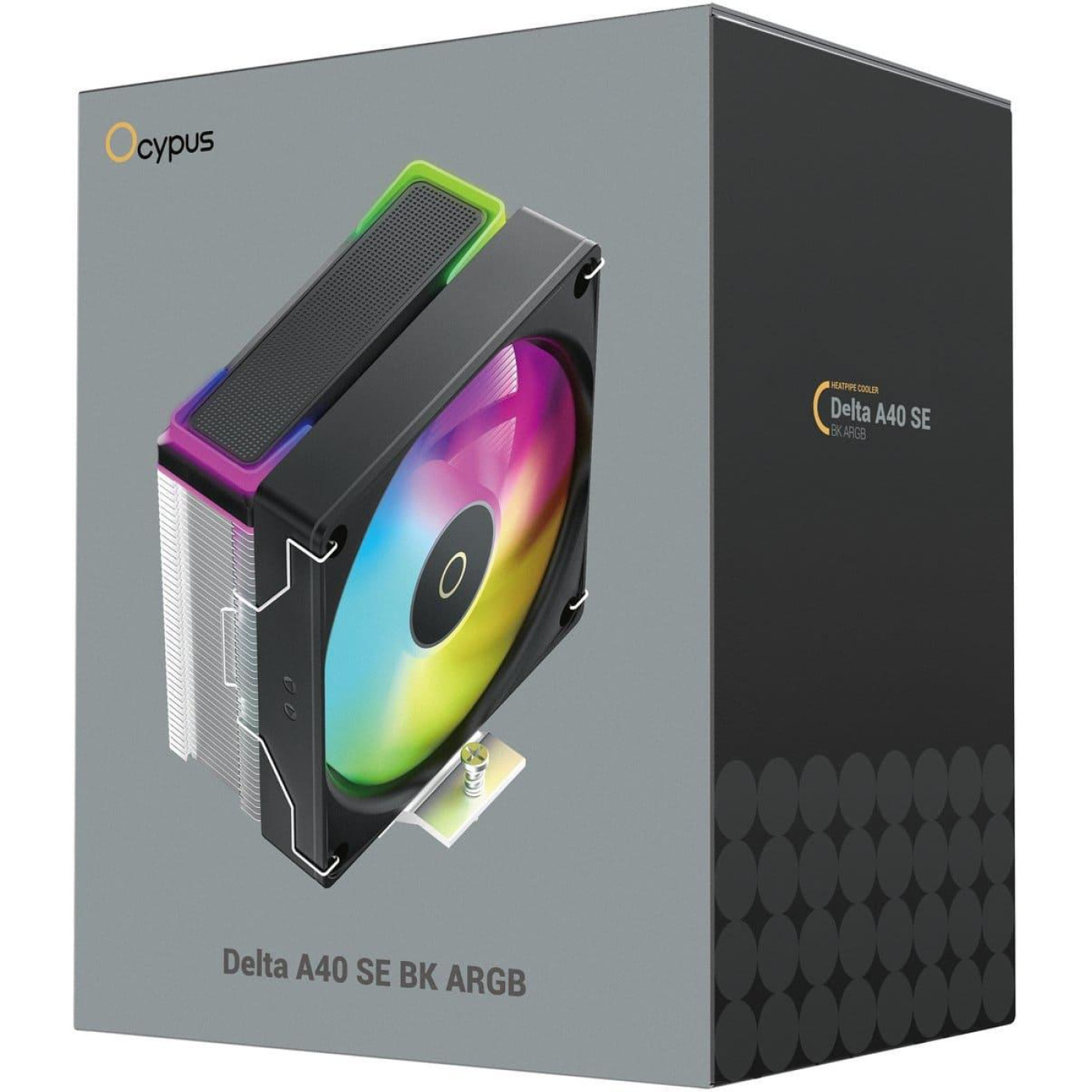 Кулер для процессора Ocypus Delta A40 SE ARGB Black (DELTA-A40-BK1AAWN00S-GL)