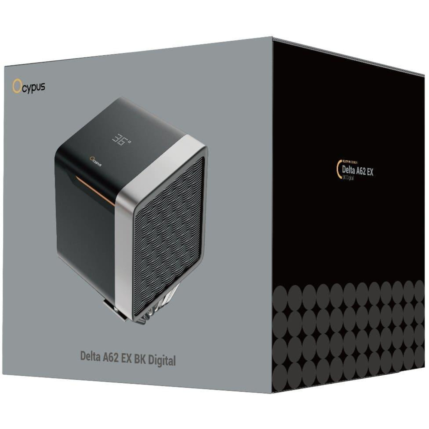 Кулер для процессора Ocypus DELTA A62 EX DIGITAL Black (DELTA-A62-BK2NNWD00E-GL)
