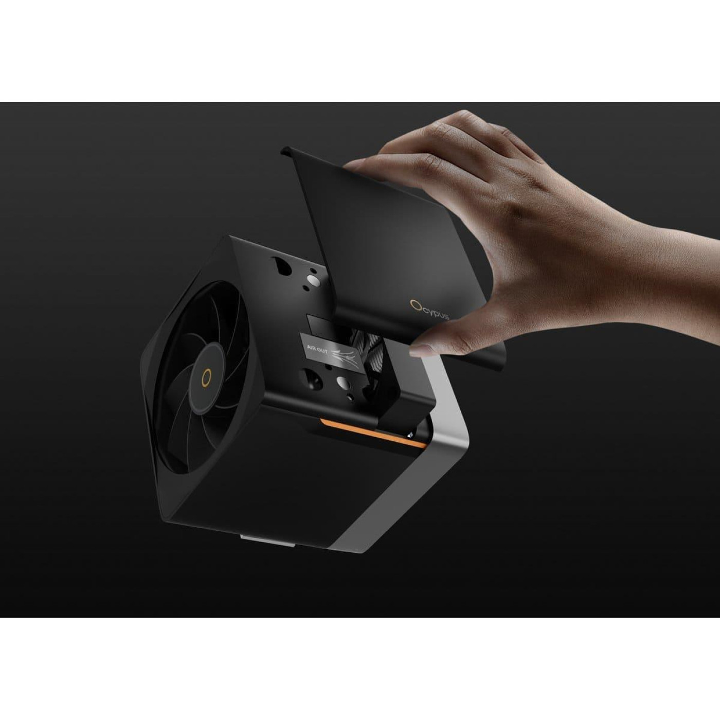 Кулер для процессора Ocypus DELTA A62 EX DIGITAL Black (DELTA-A62-BK2NNWD00E-GL)