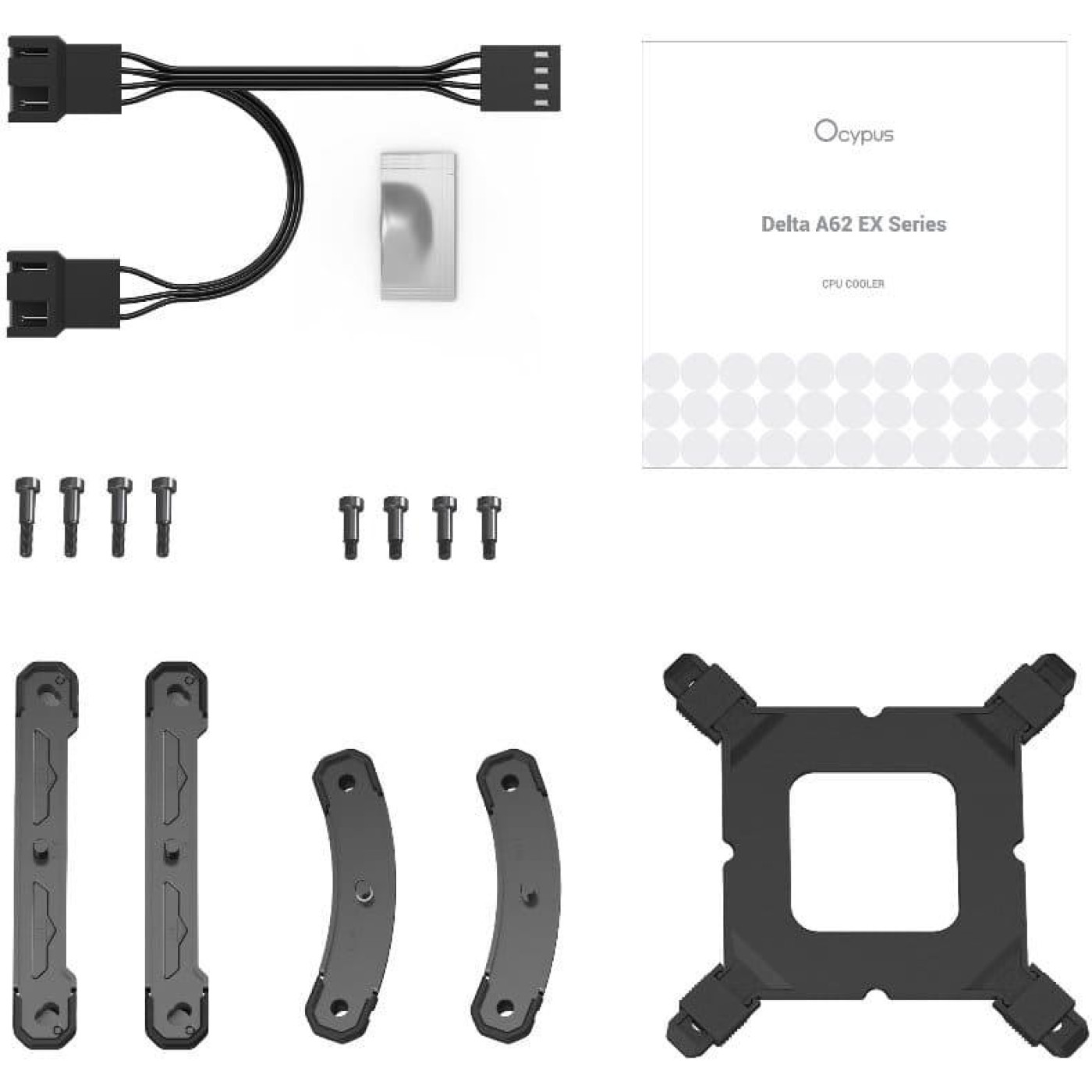 Кулер для процессора Ocypus DELTA A62 EX DIGITAL Black (DELTA-A62-BK2NNWD00E-GL)