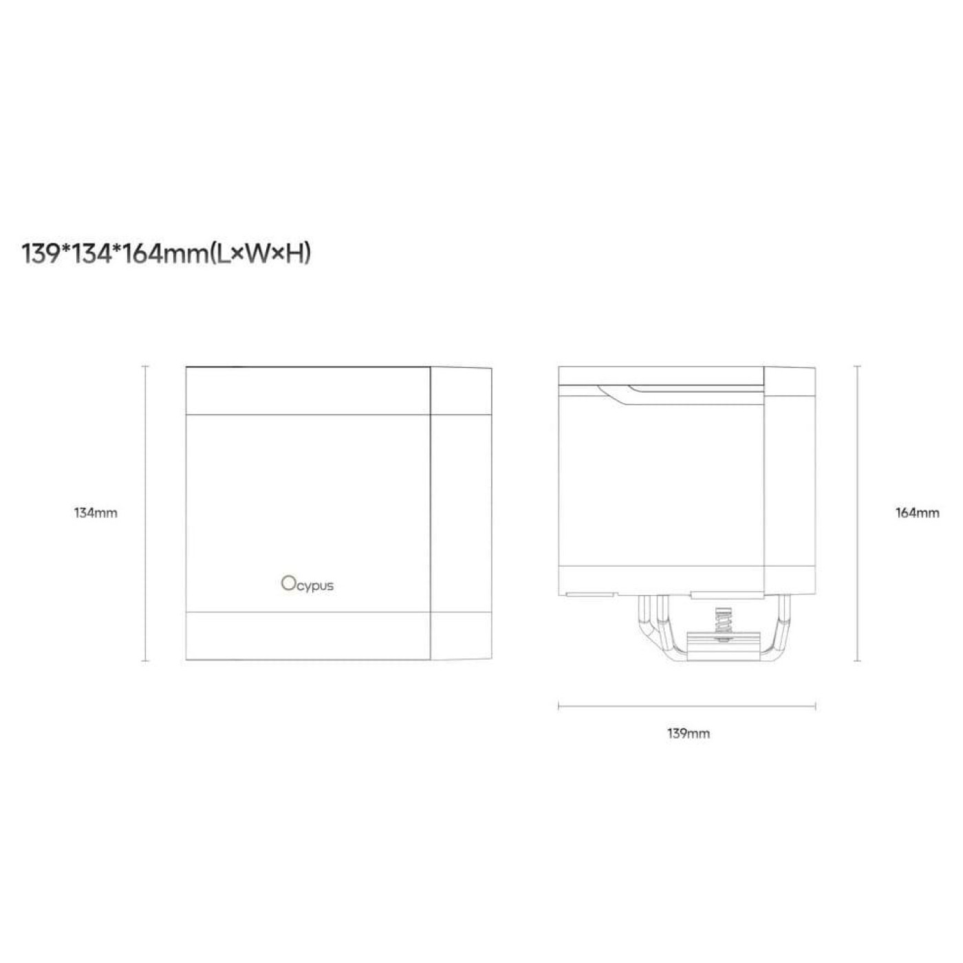 Кулер для процессора Ocypus DELTA A62 EX DIGITAL Black (DELTA-A62-BK2NNWD00E-GL)