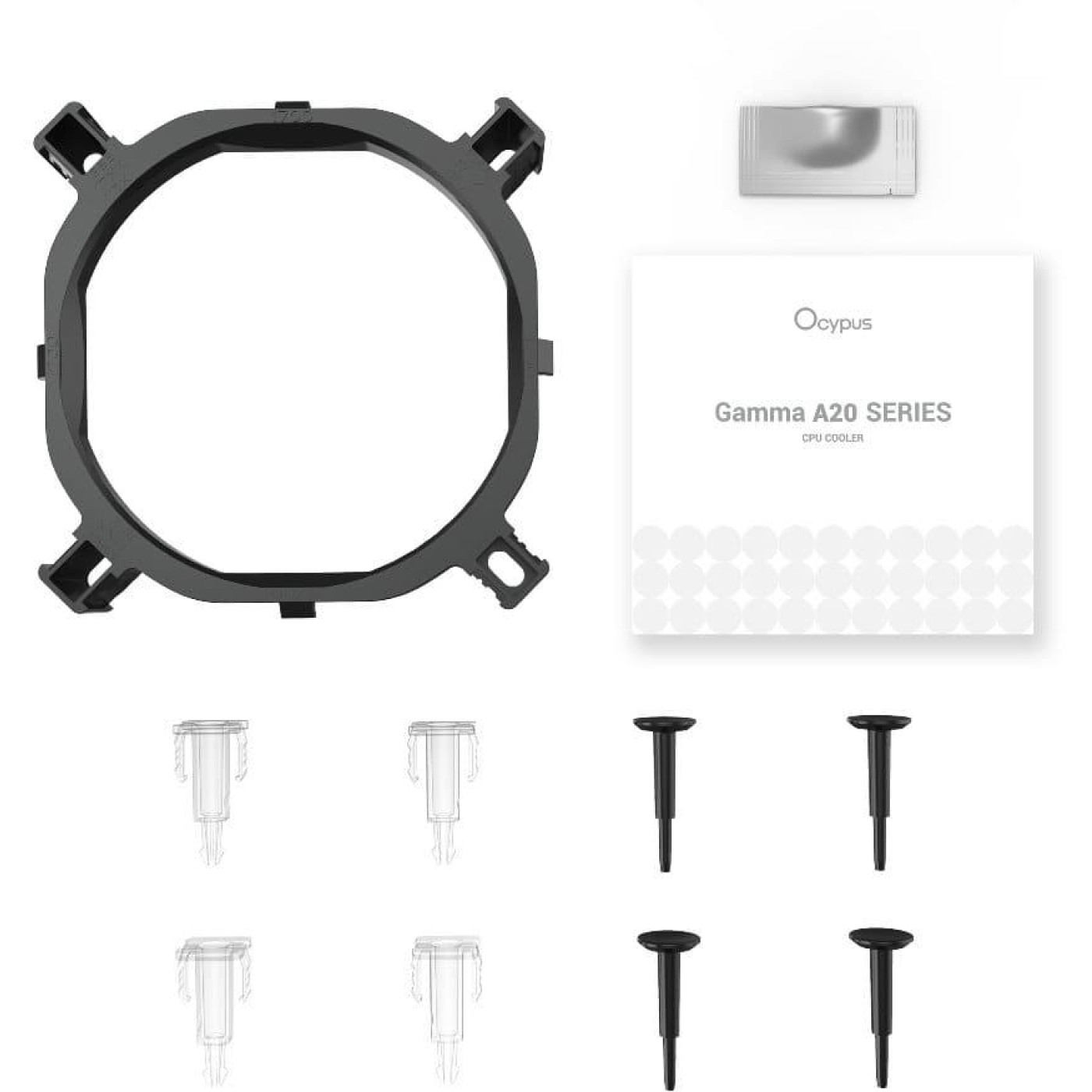 Кулер для процессора Ocypus Gamma A20 ARGB Black (GAMMA-A20-BK1AAWN00F-GL)