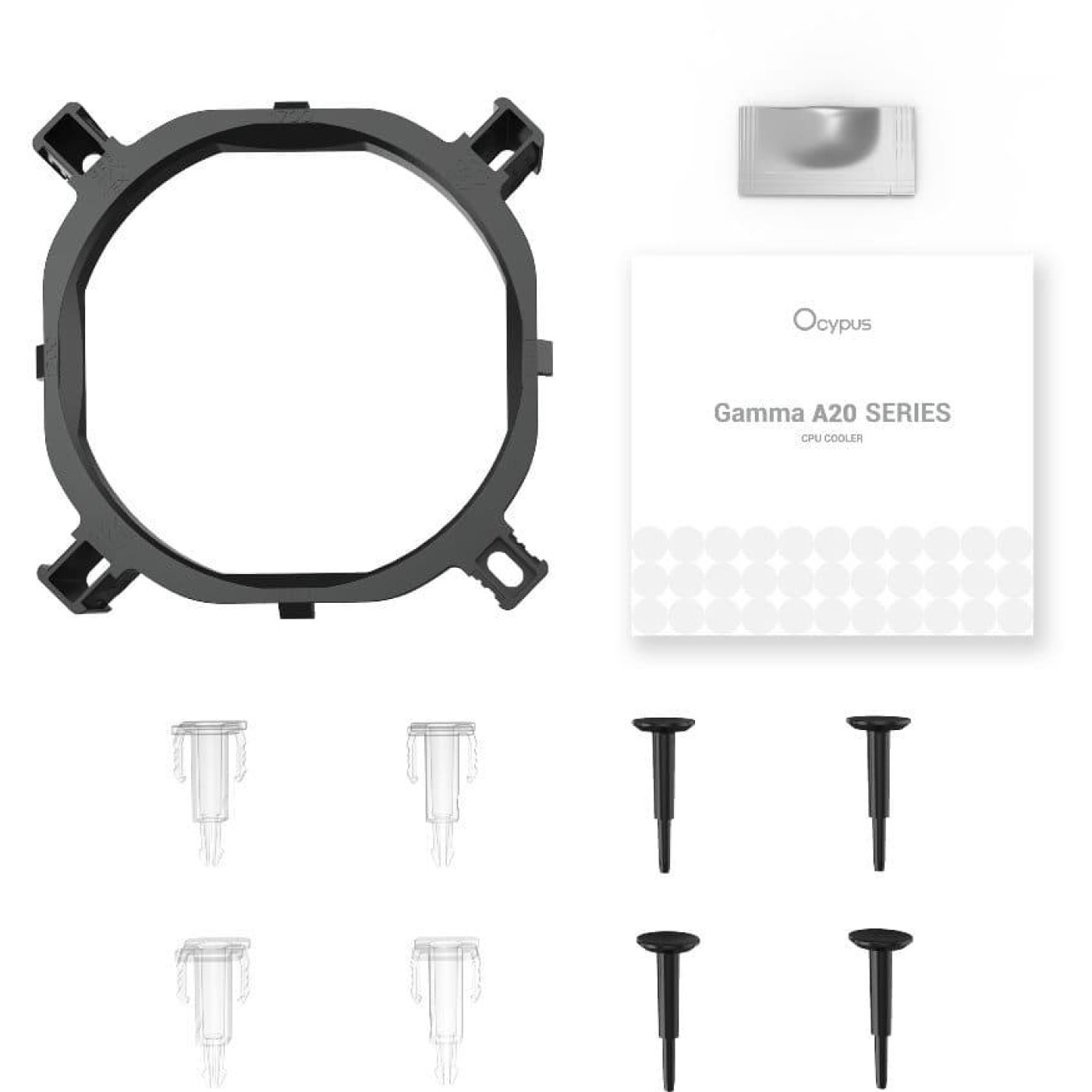 Кулер для процессора Ocypus Gamma A20 ARGB White (GAMMA-A20-WH1AAWN00F-GL)